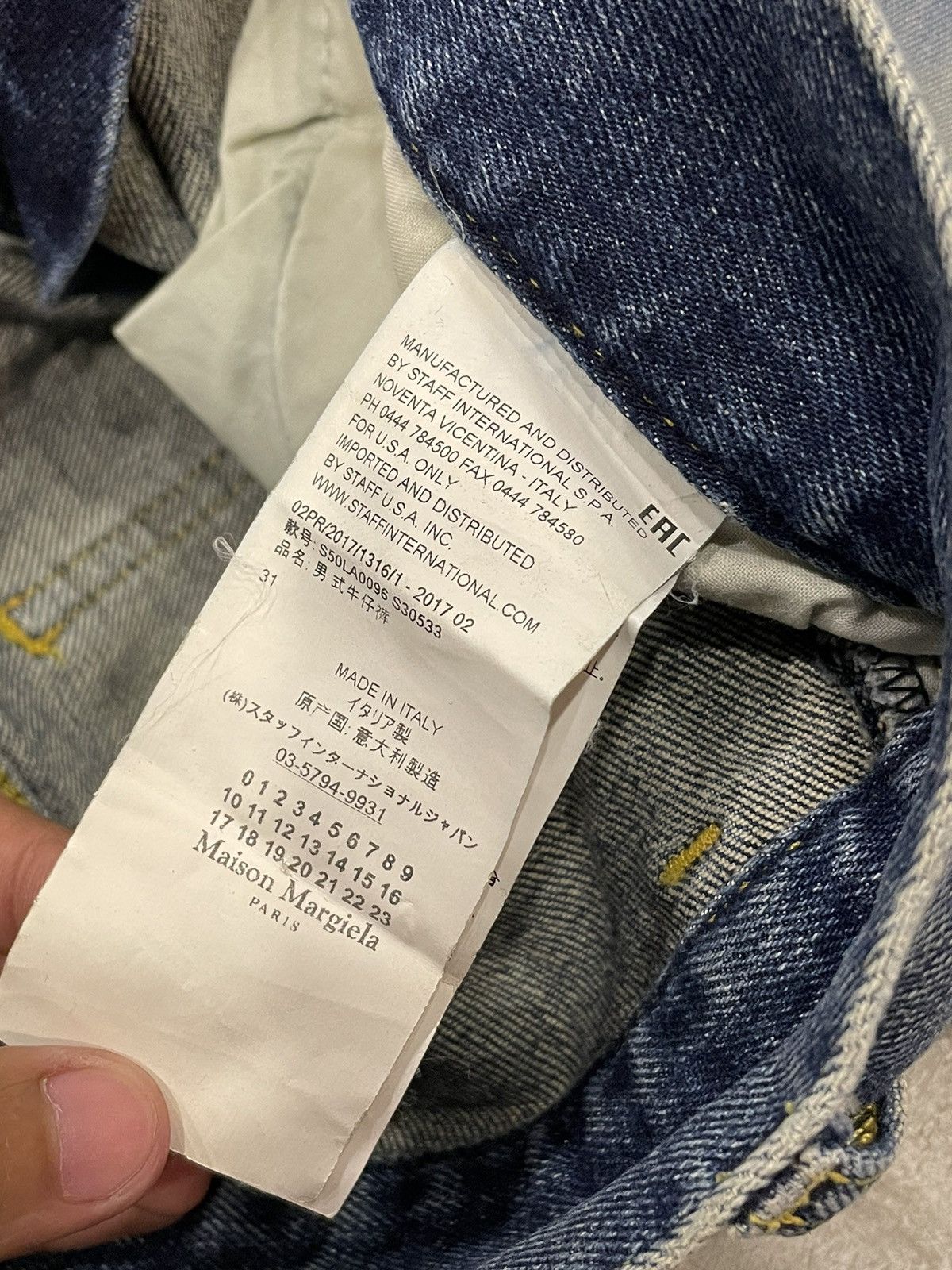 Maison Margiela Maison Margiela - Line 10 Denim Pants Size US 31 - 10 Thumbnail