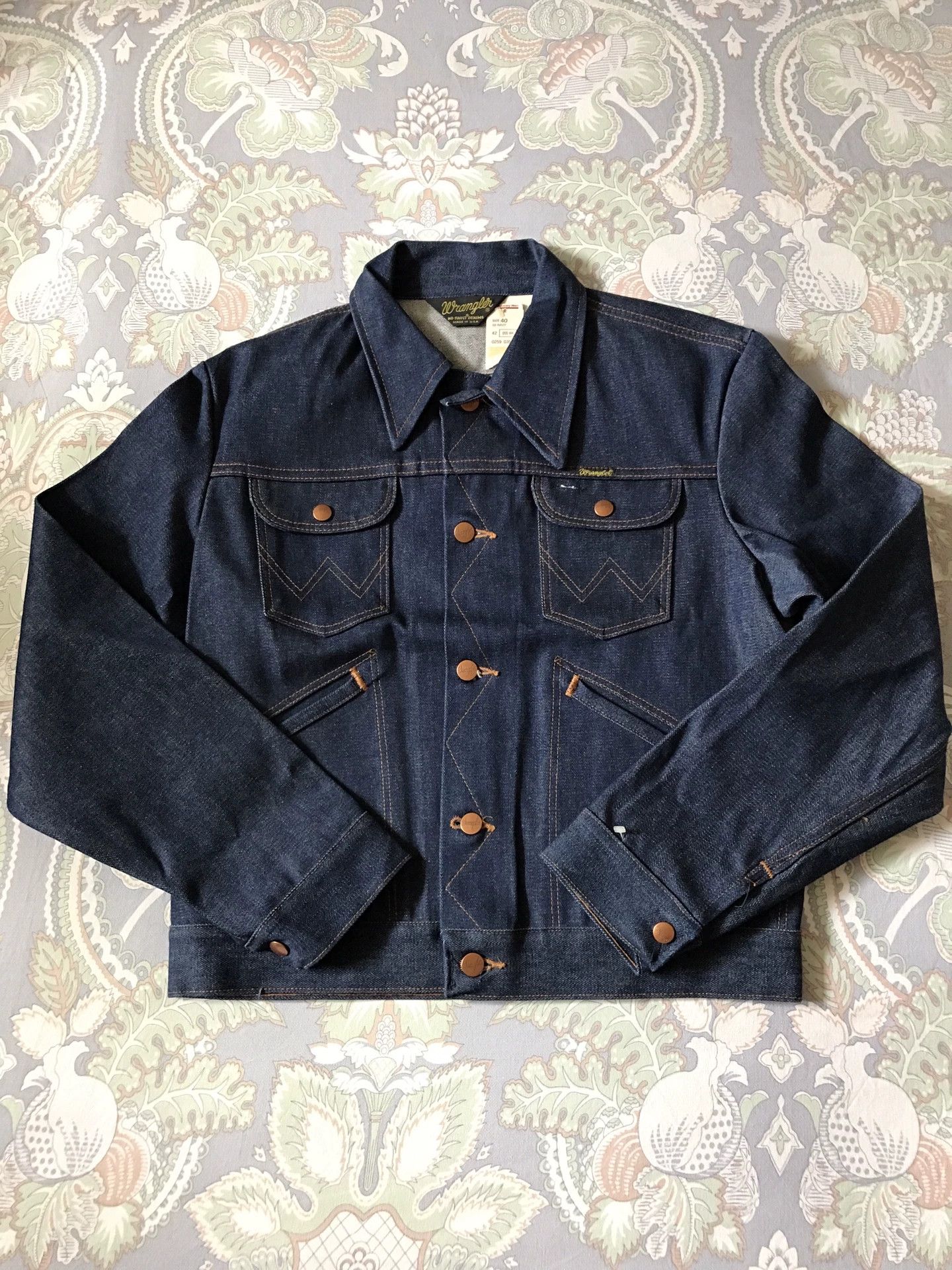 Wrangler 1980s Wrangler American Denim Jacket Size US XXS / EU 40 - 1 Thumbnail