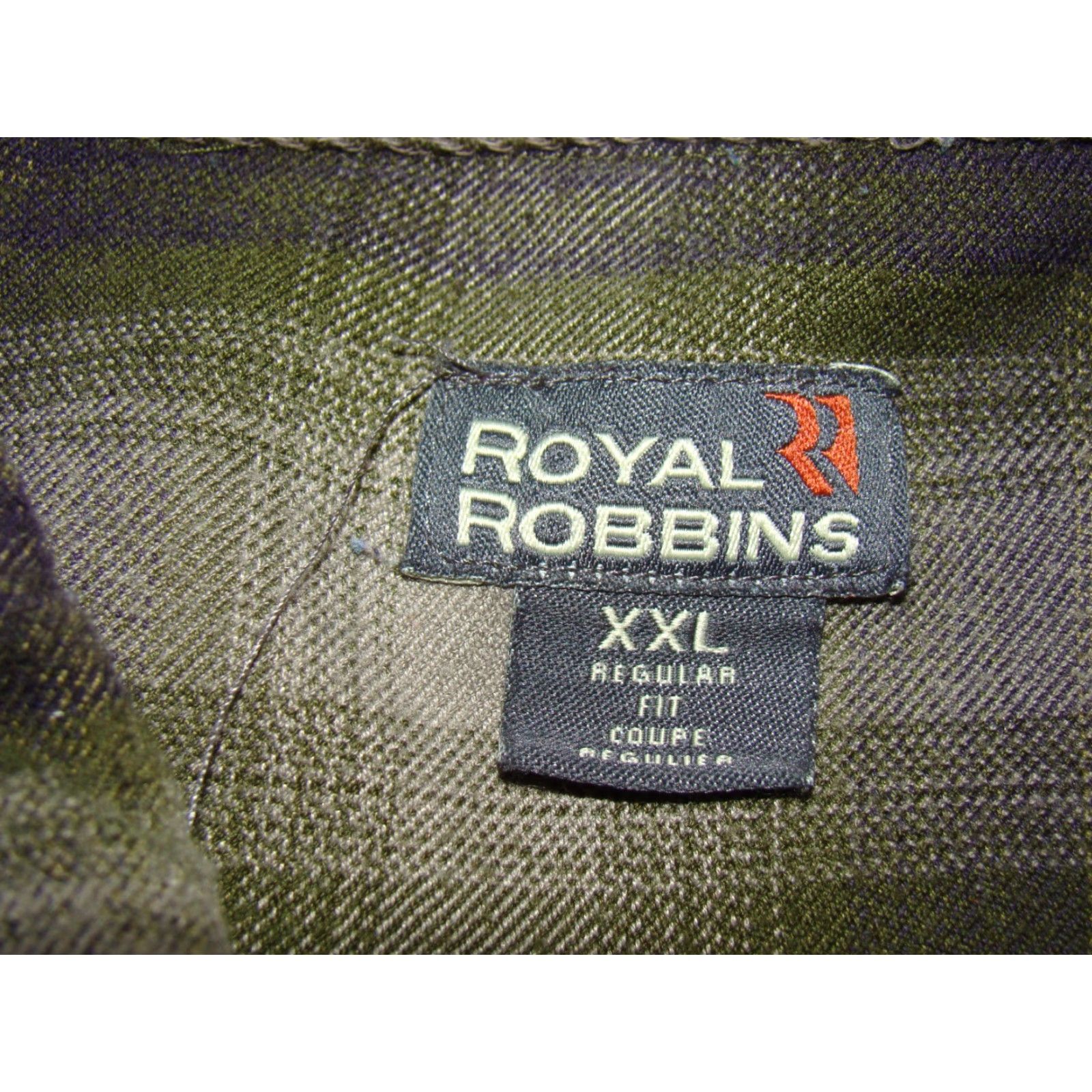 Royal Robbins Royal Robbins Mens 2XL Green Plaid Button Long Sleeve Flannel Shirt Size US XXL / EU 58 / 5 - 4 Thumbnail