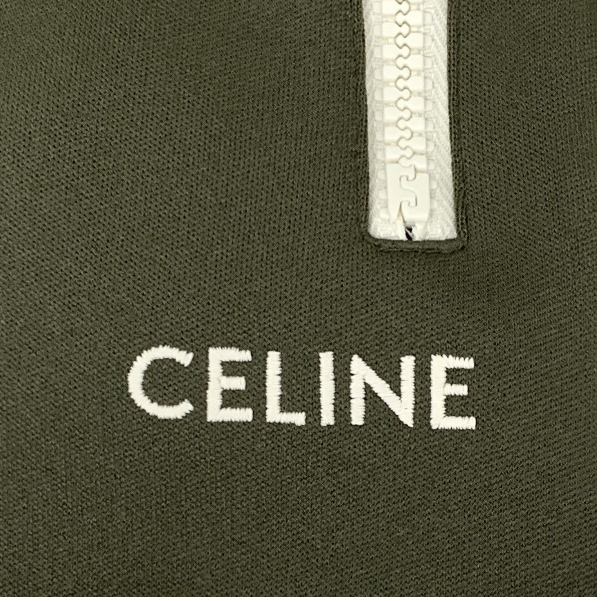 Celine Celine 22FW Dark Green Logo Embroidery Casual Skirt K26WX Size 28" / US 6 / IT 42 - 6 Thumbnail
