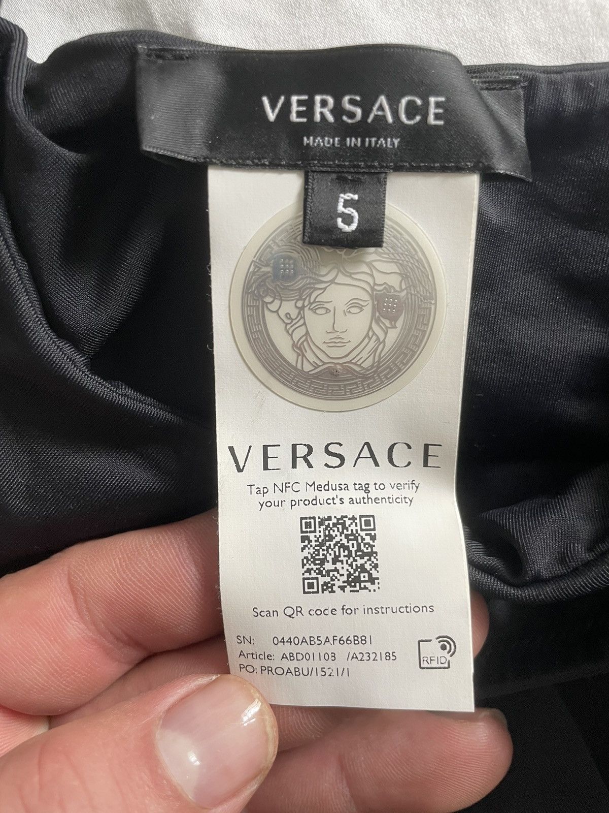 Versace Versace Cut-Out Detailed One Piece Swimsuit Size ONE SIZE - 6 Thumbnail