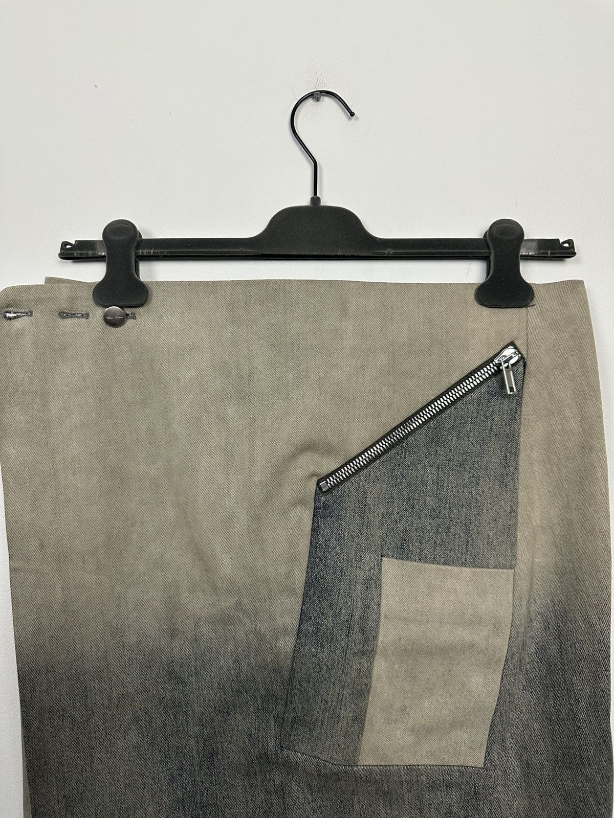 Rick Owens FW22 ‘STROBE’ Mineral Denim Cargo Bag Size 32 - 2 Thumbnail