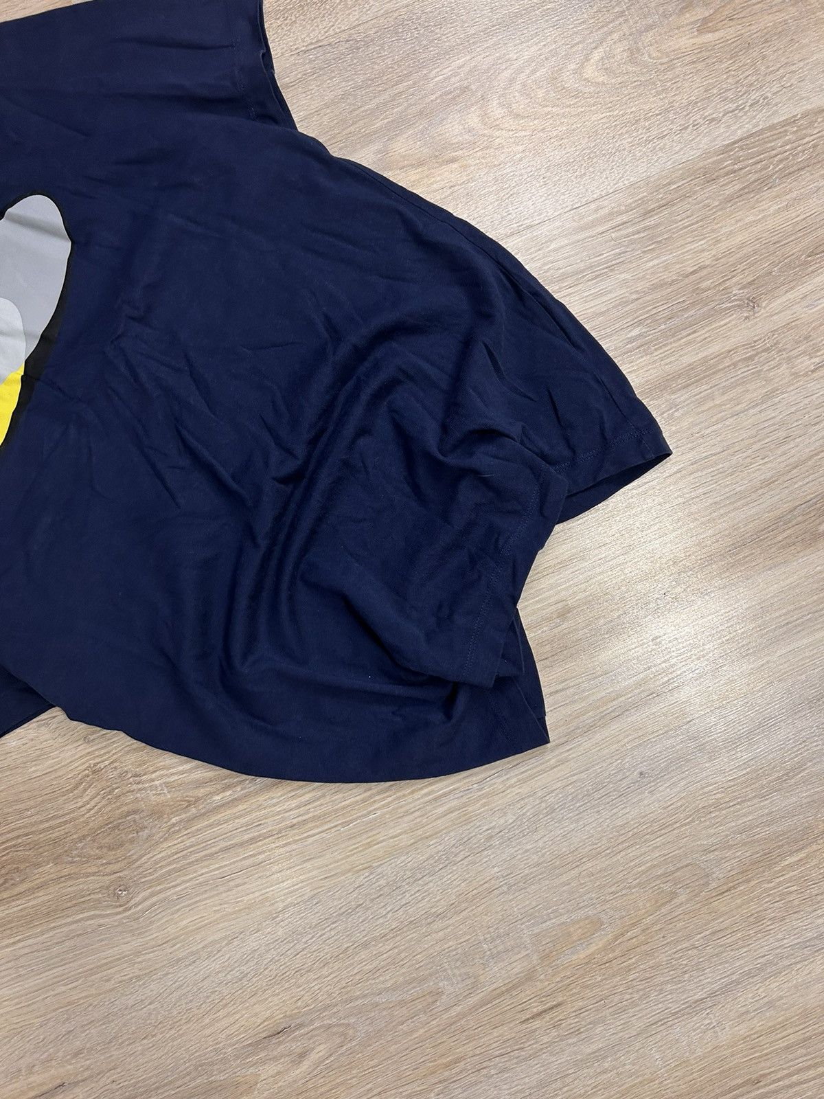 Nike 00s Vintage Nike Big Swoosh Logo Drill T-shirt Rare Size US M / EU 48-50 / 2 - 3 Thumbnail