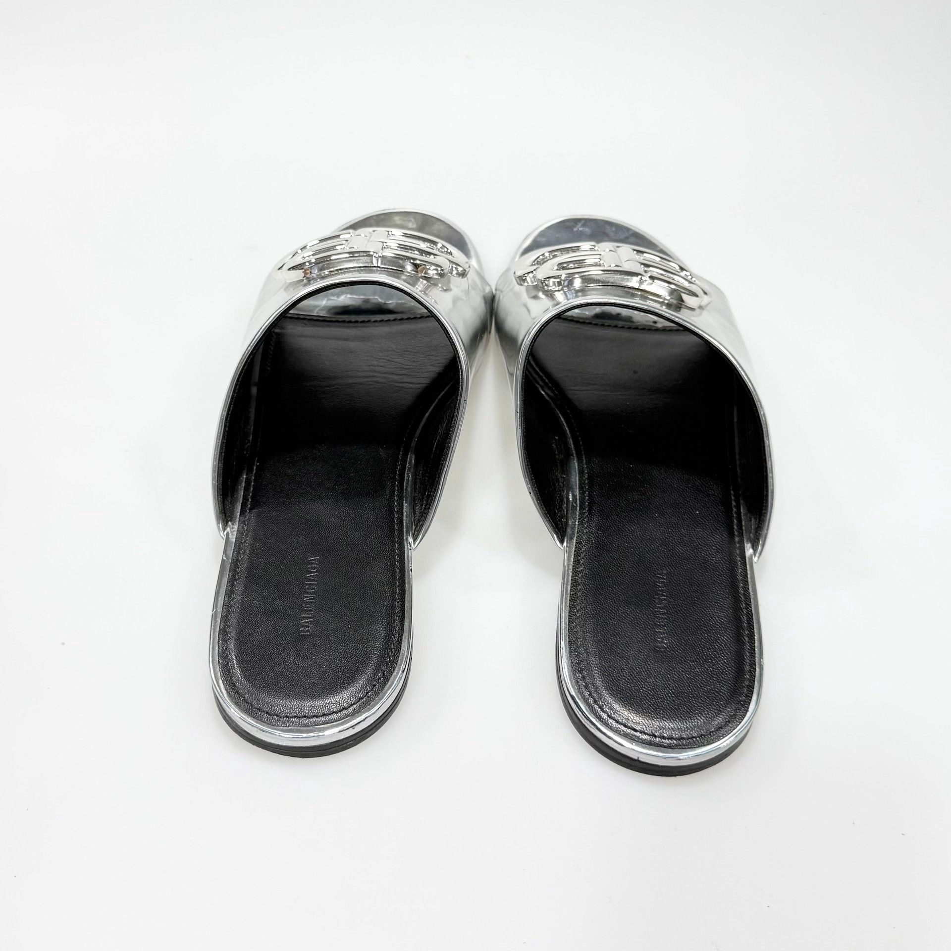 Balenciaga Balenciaga Metallic Slippers Size US 6 / EU 39 - 5 Thumbnail