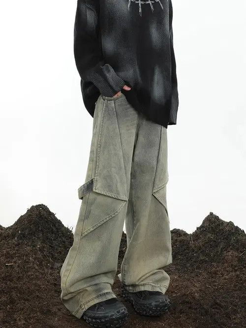 Jean Ayukawa x Naomi Opium Baggy Denim Jeans y2k Size US 30 / EU 46 - 5 Thumbnail