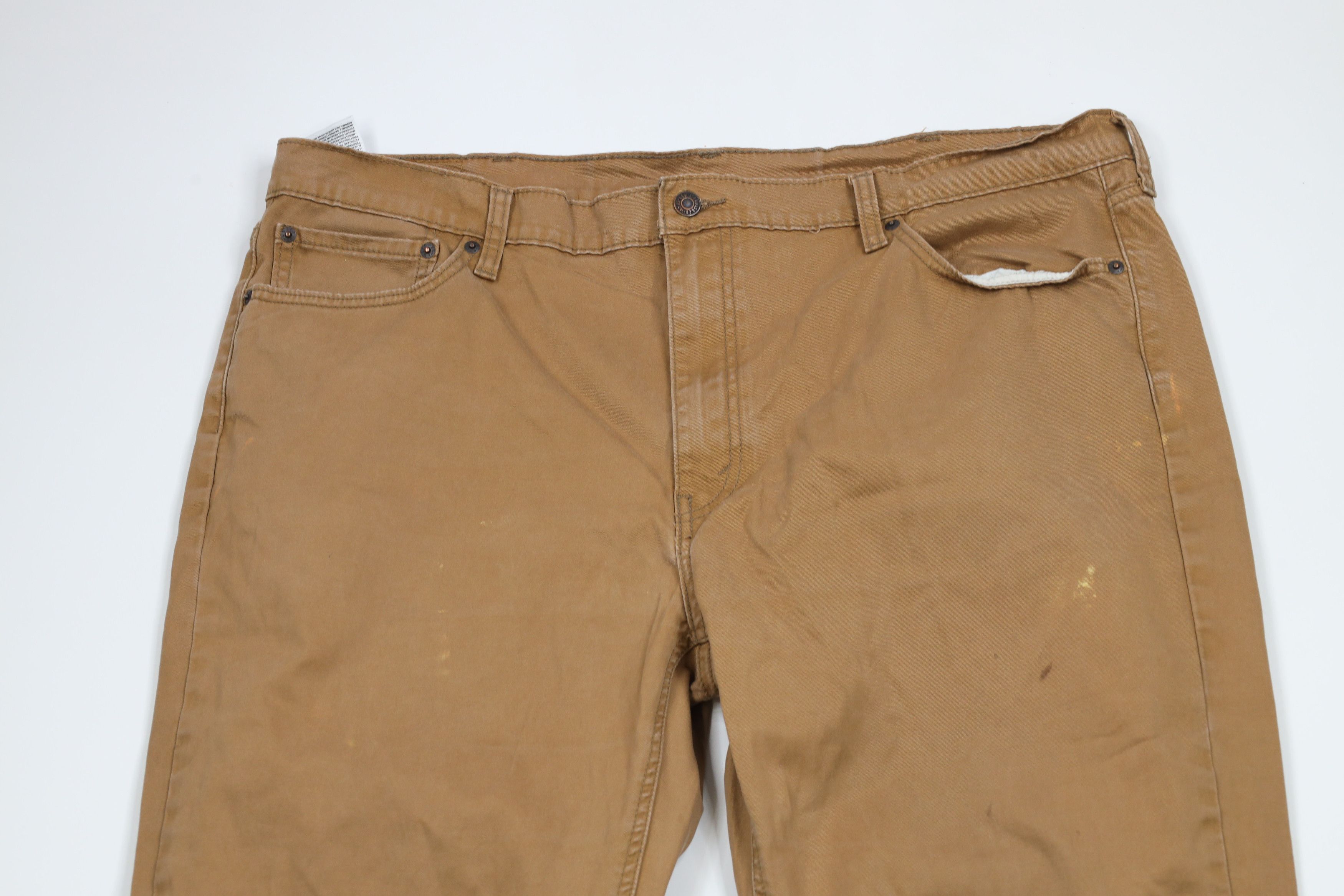 Levi's × Vintage Vintage Y2K Levis 541 Stretch Athletic Fit Pants Brown Size US 42 / EU 58 - 2 Thumbnail