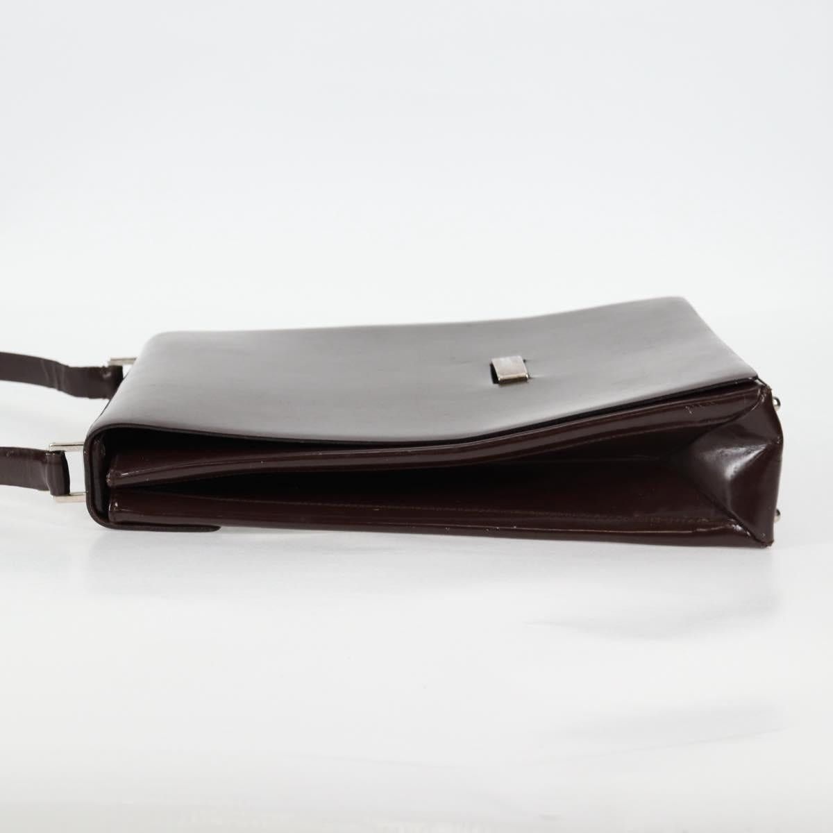 Gucci GUCCI Shoulder Bag Patent Leather Brown Silver 002 2046 002 Size ONE SIZE - 5 Thumbnail