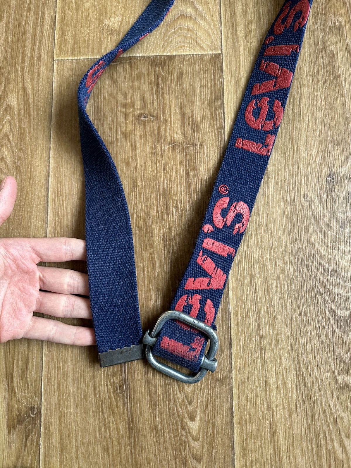 Levi's Vintage Cotton Levi’s blue belt Size 34 - 3 Thumbnail