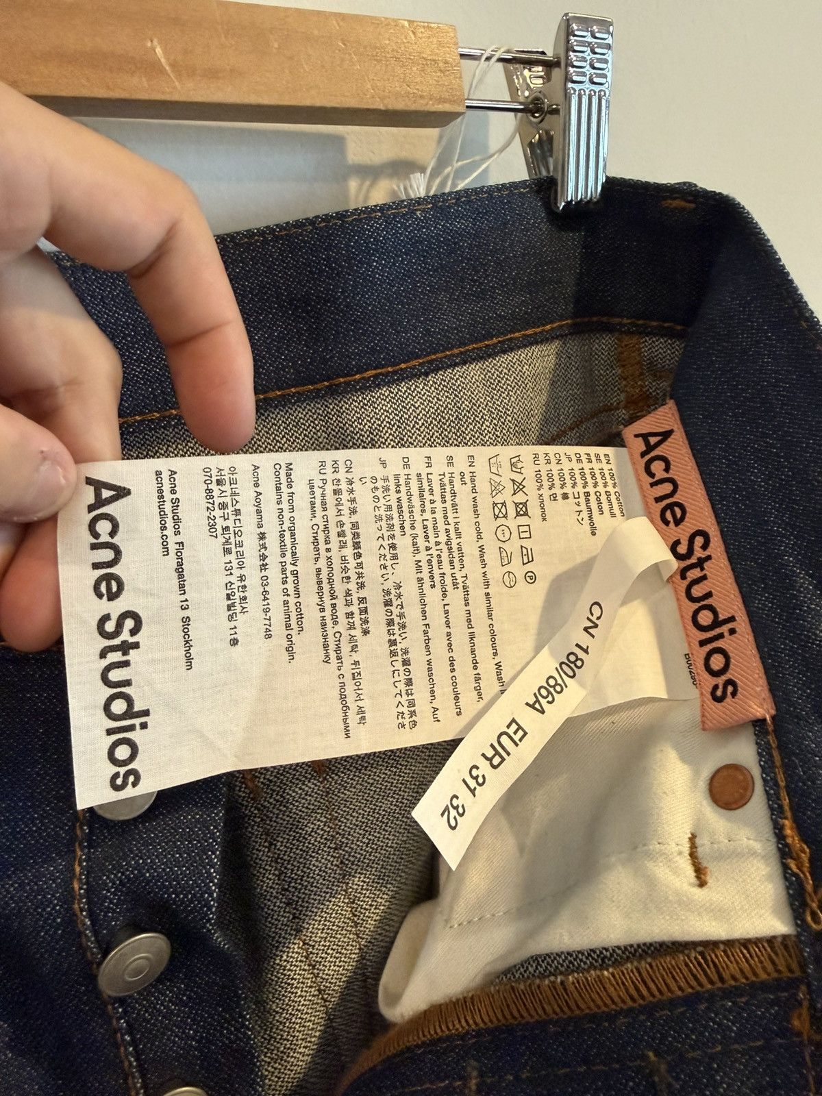 Acne Studios Acne Studios 1992 RW Indigo Jeans Size US 31 - 7 Thumbnail