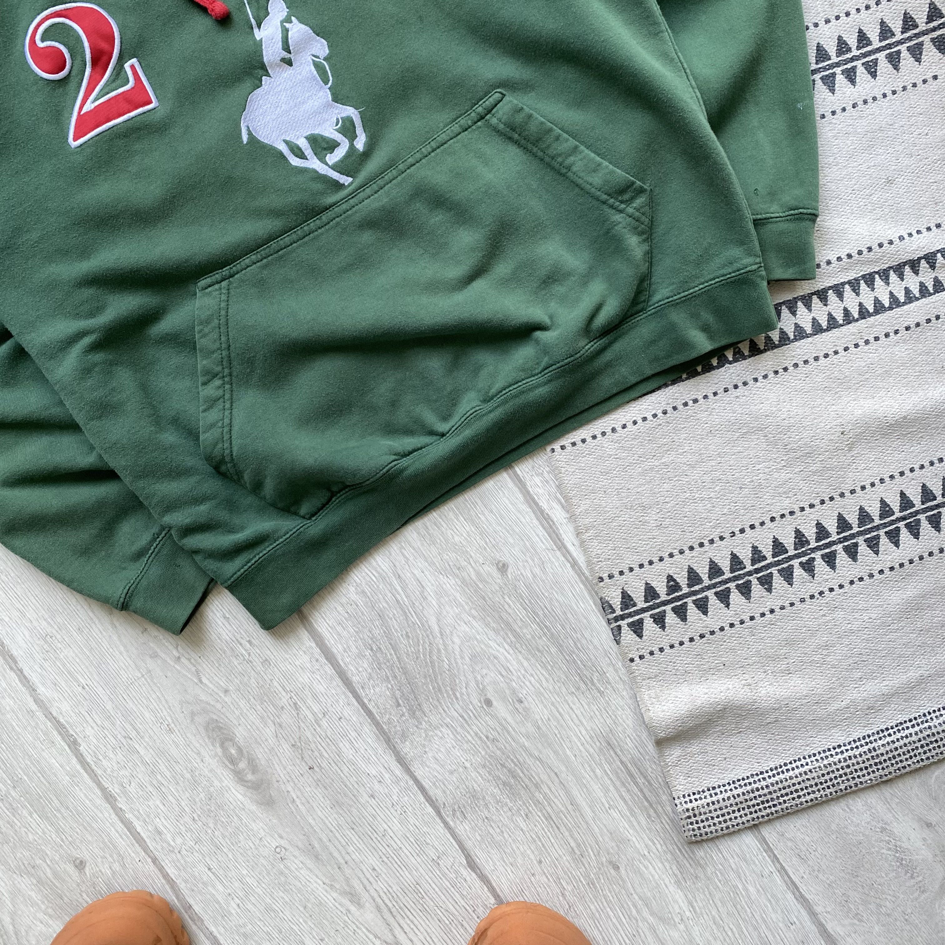 Beverly Hills Polo Club 🏇🏼Vintage Trashed Polo Team Hoodie Big logo Ralph lauren Size US M / EU 48-50 / 2 - 4 Thumbnail