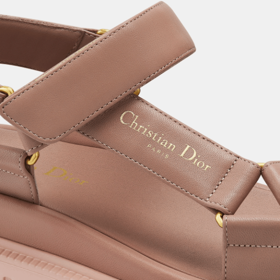 Dior o1w1db10126 KCQ893 D-Wave Sandals in Powder Pink Size US 7 / IT 37 - 4 Thumbnail