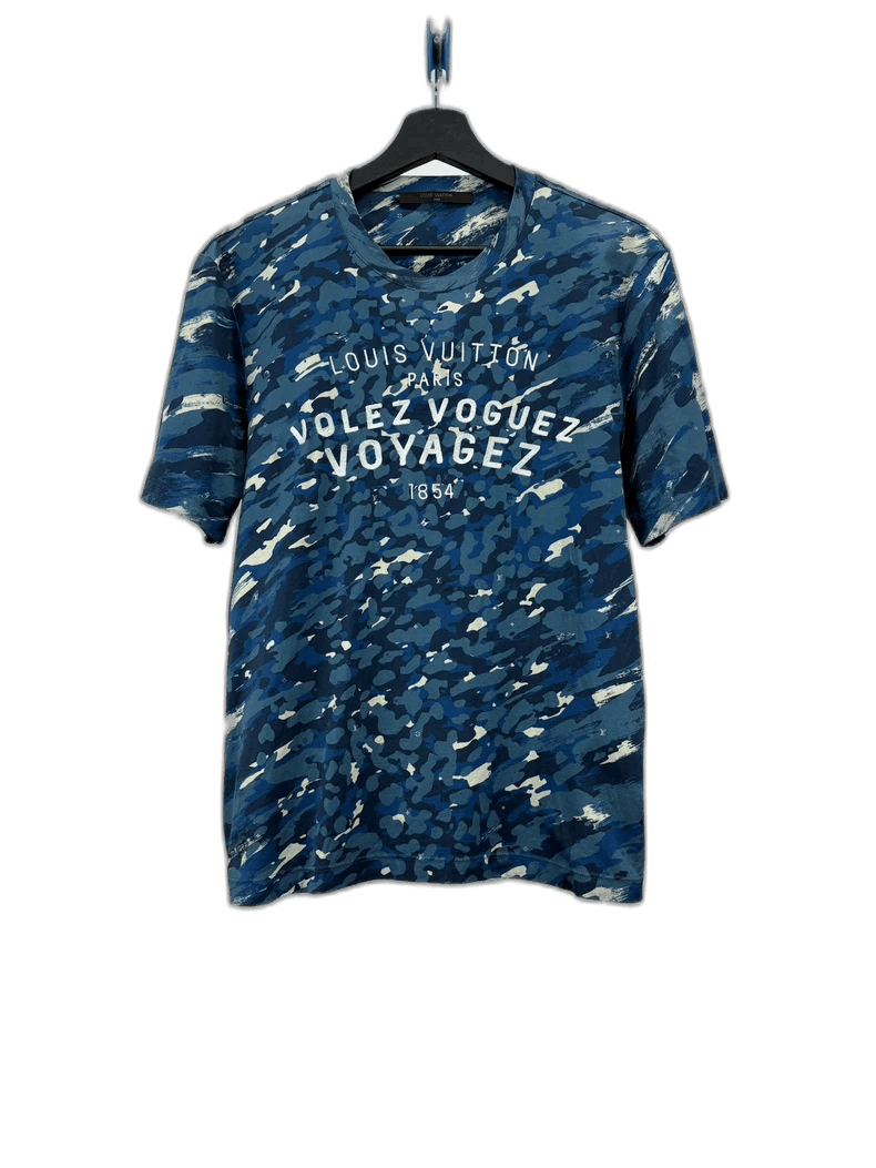 Louis Vuitton Louis Vuitton Camouflage Logo Short Sleeve Shirt-yf Size US S / EU 44-46 / 1 - 1 Thumbnail