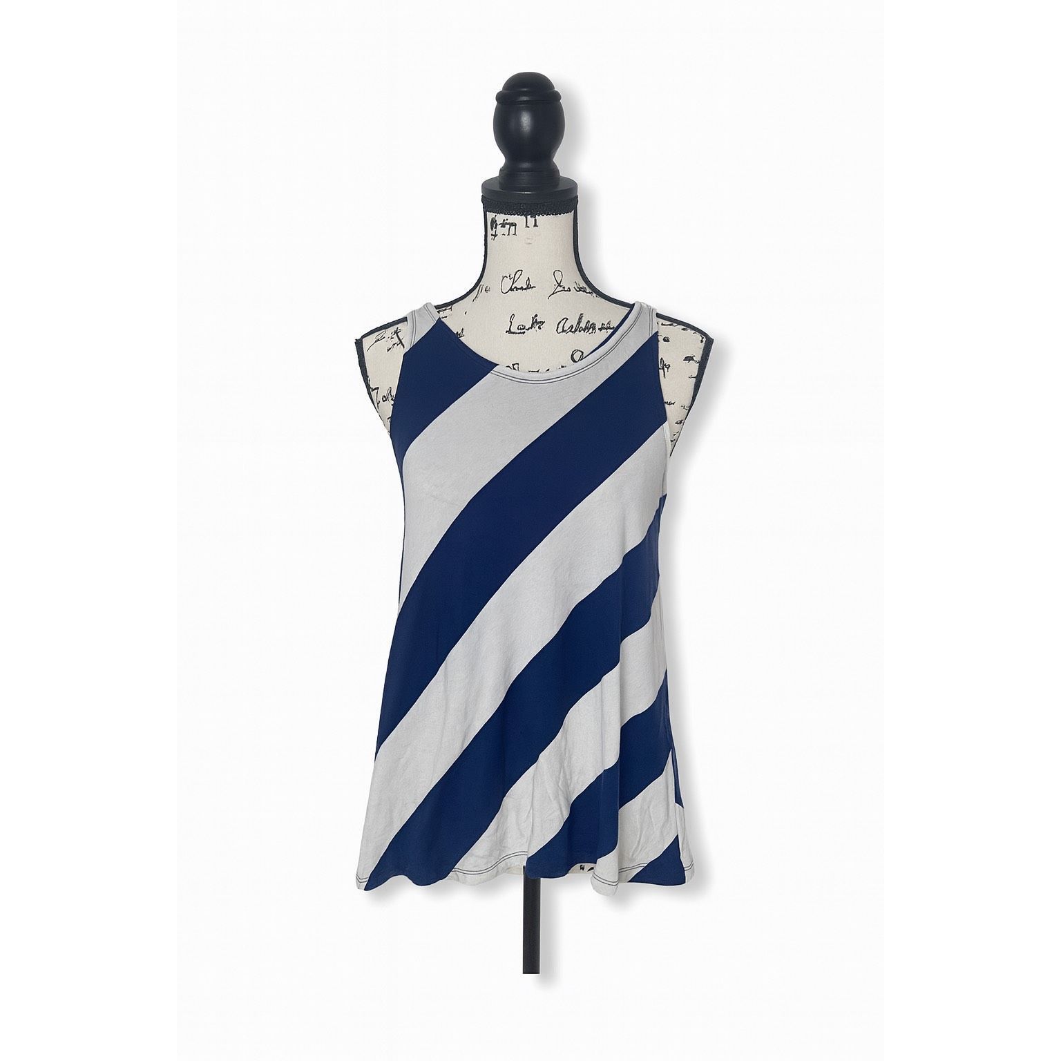 Other JoFit Women’s Sleeveless Golf Top Size M – Blue & White Diag Size M / US 6-8 / IT 42-44 - 1 Thumbnail