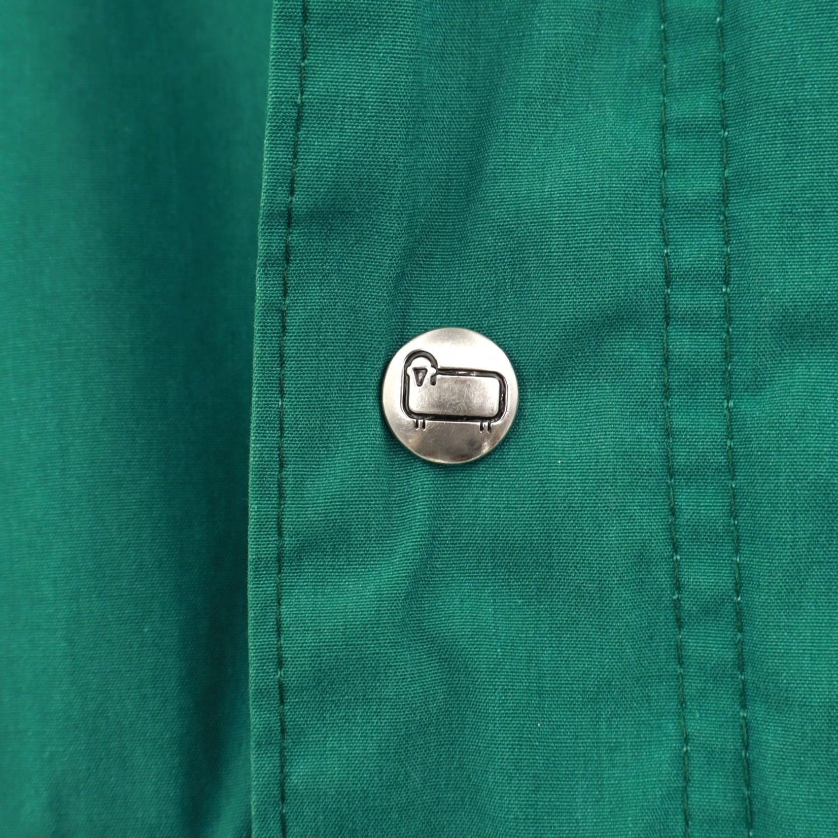 Vintage Woolrich Jacket Parka Hooded Vintage 1980's Women Sz M Green Cotton Blend Mid-Length Regular Lined Pockets"} Size M / US 6-8 / IT 42-44 - 5 Thumbnail