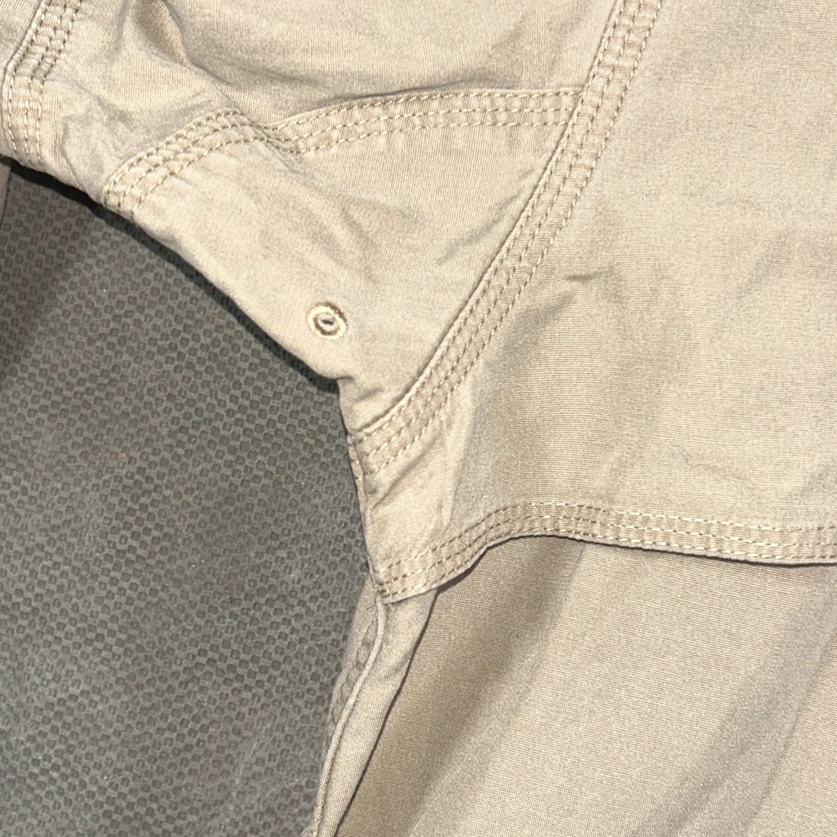 Vintage 5.11 Tactical Shirt Mens 2XL Tan Vented Long Sleeve Button Down Pockets Beige Eyelet? Size US XXL / EU 58 / 5 - 7 Thumbnail