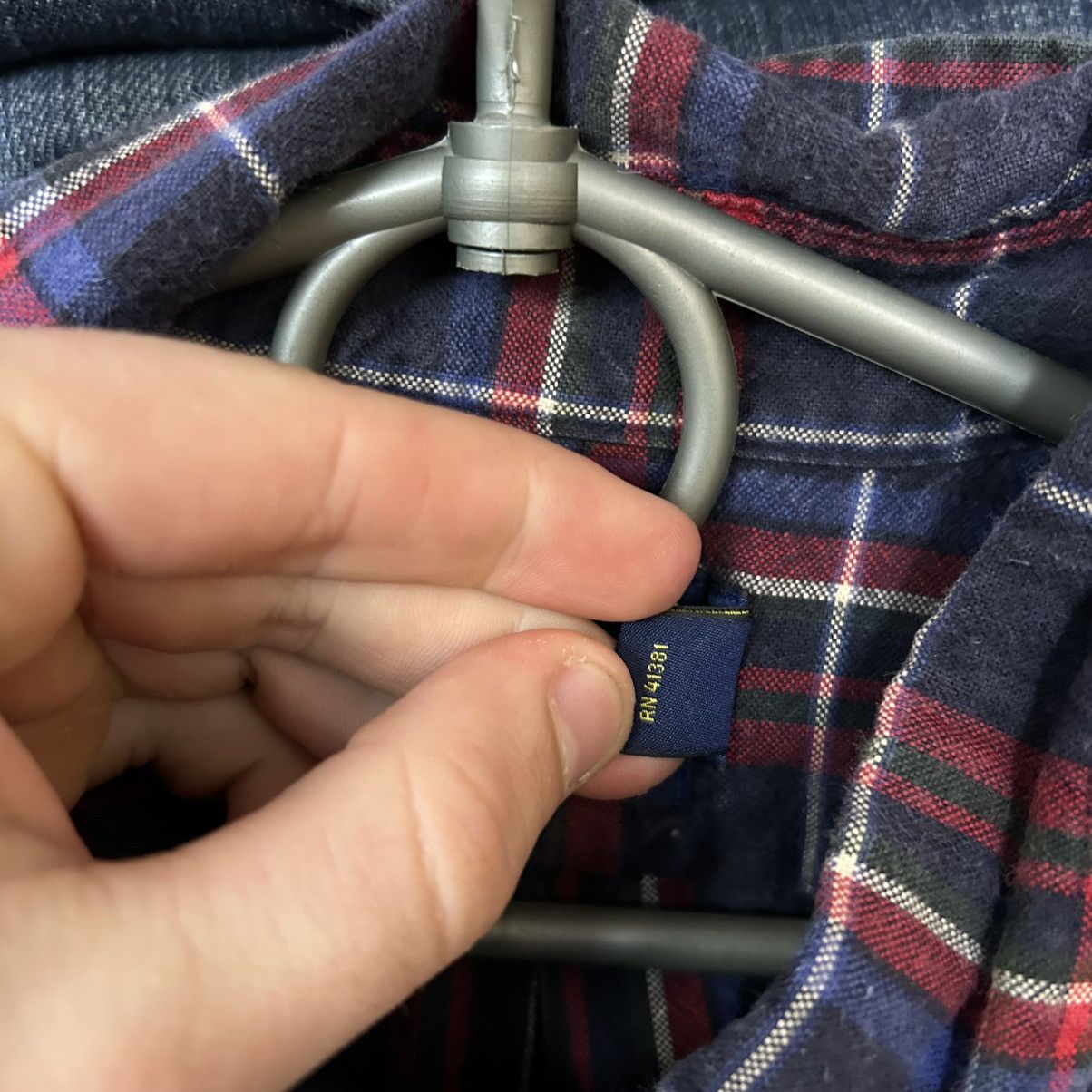 Polo Ralph Lauren Mens Polo Ralph Lauren Small logo checked y2k button shirt Size US XL / EU 56 / 4 - 6 Thumbnail