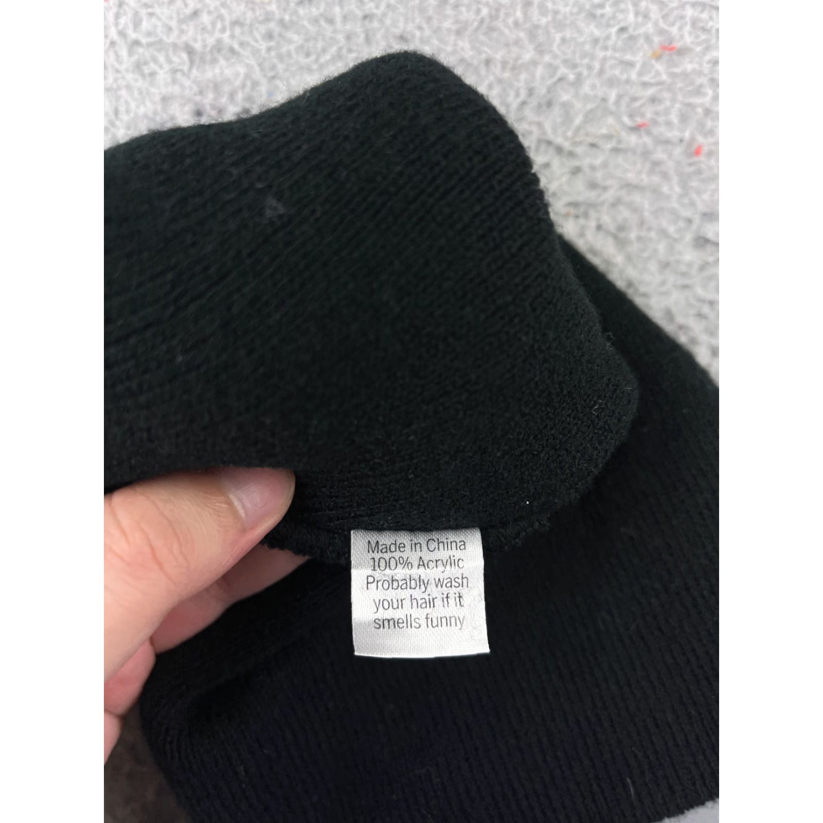 Vintage Level 1 Productions Beanie Hats Adult One Size Black Acrylic Knit Beanie Style Embroidered Ski Film Production Filmmaker Cinema Mens Size ONE SIZE - 7 Thumbnail
