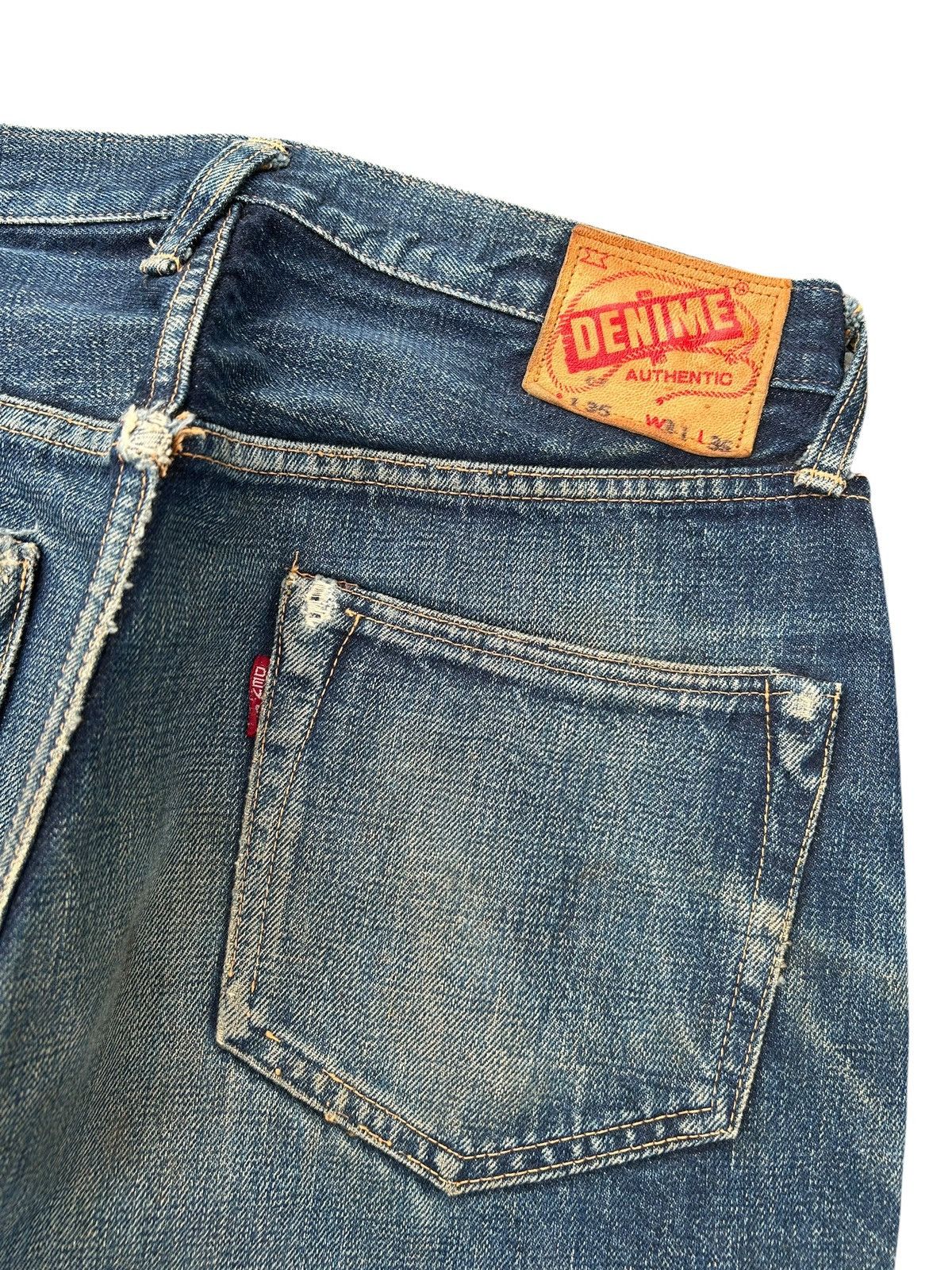 Kapital Vintage Denime Selvedge Distressed Denim Jeans Size US 30 / EU 46 - 10 Thumbnail