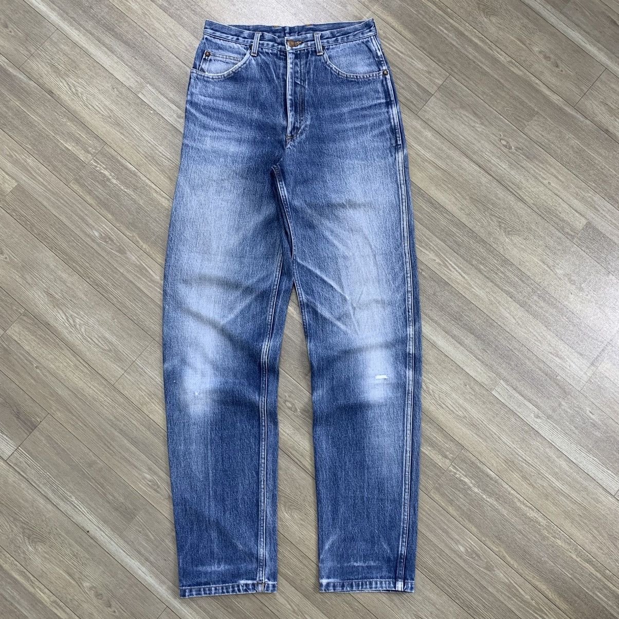 Comme des Garcons × Comme des Garcons Homme × Junya Watanabe 80’s Comme des Garcons Homme Stone Wash Blue Jeans Size US 26 / EU 42 - 1 Thumbnail