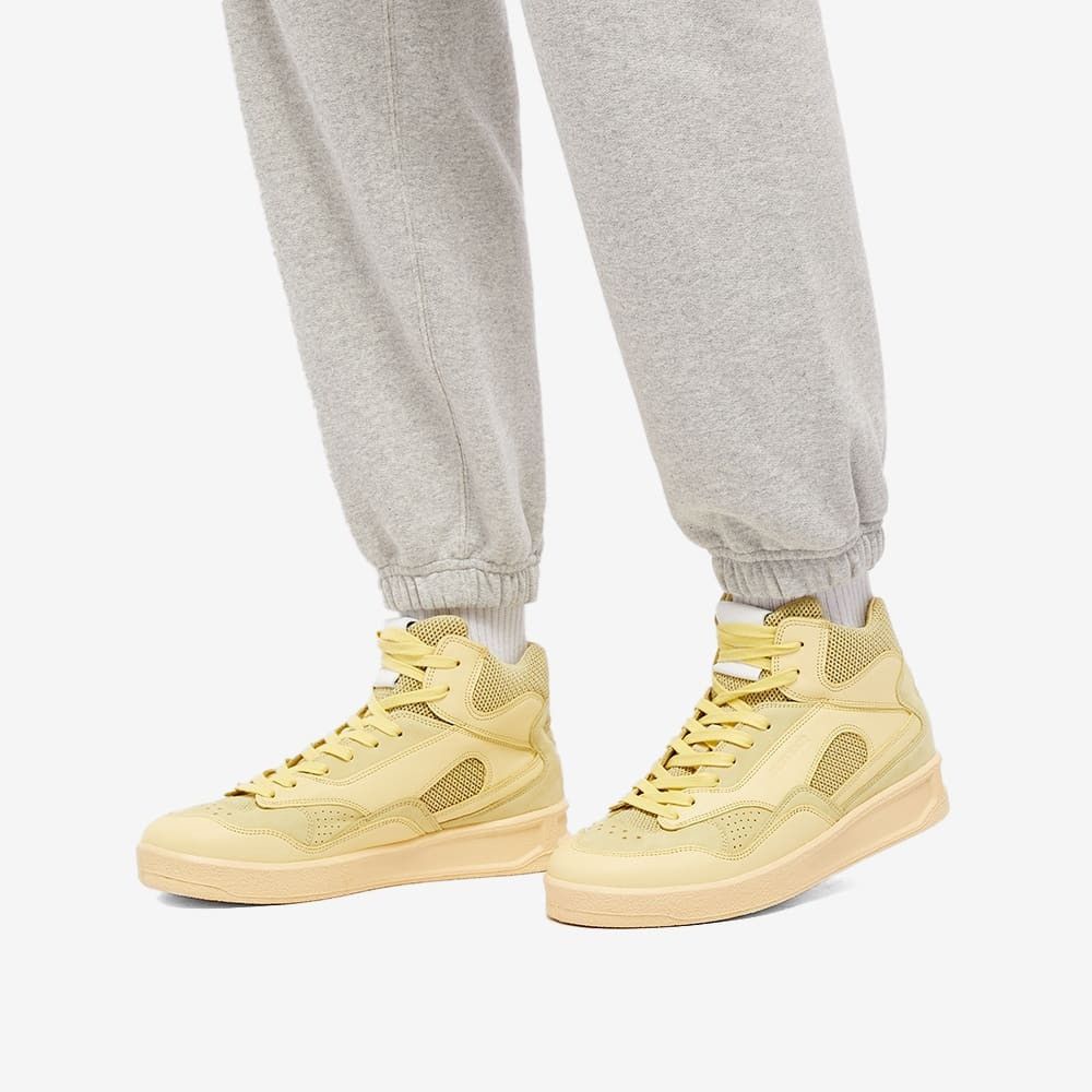 Jil Sander o1y1025 Hi-Top Sneakers in Yellow Size US 8 / IT 38 - 4 Thumbnail