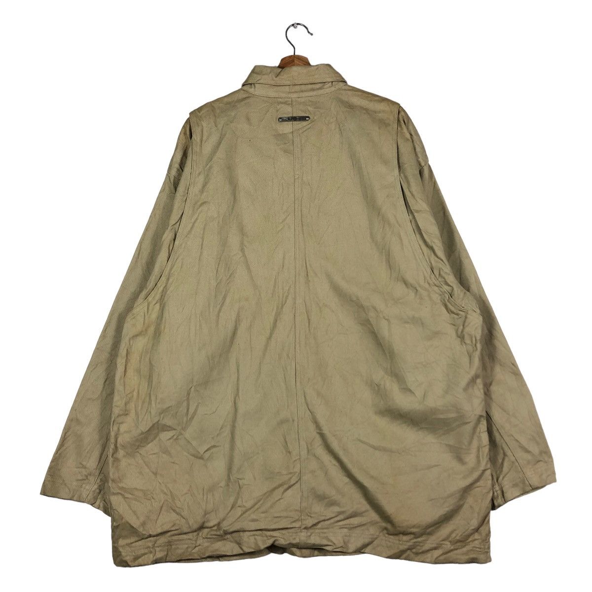 Japanese Brand 🔥Vintage Hickory Chore Jacket Detroit Snoop Dog Big Logo Size US XXL / EU 58 / 5 - 8 Thumbnail