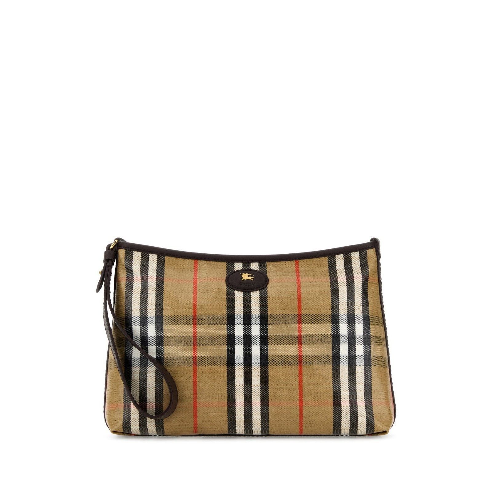 Burberry Burberry Beige Pouch Bag New Size ONE SIZE - 1 Thumbnail