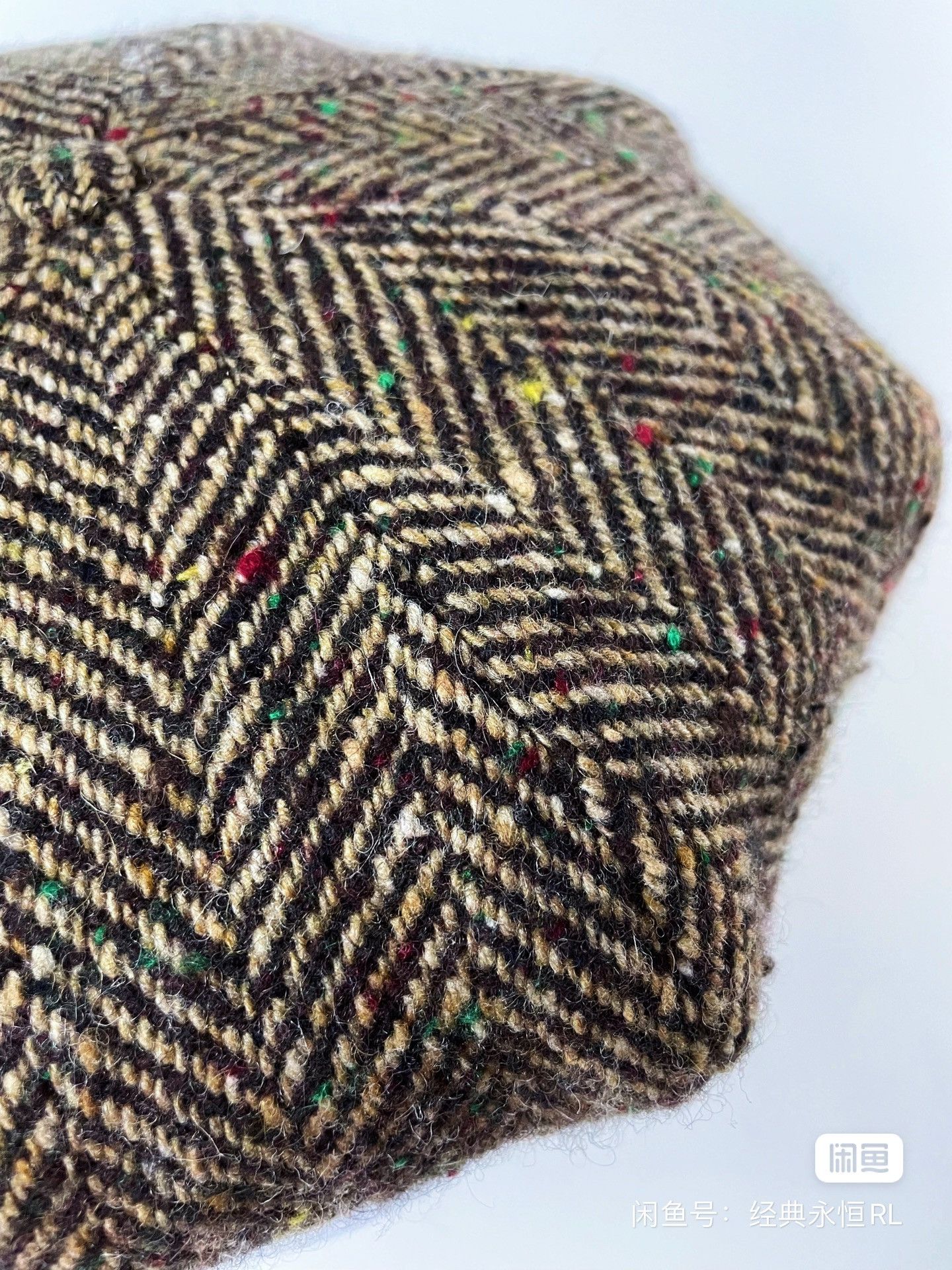 RRL Ralph Lauren × Ralph Lauren Ralph Lauren Classic Wide Wool Newsboy Hat Size ONE SIZE - 7 Thumbnail