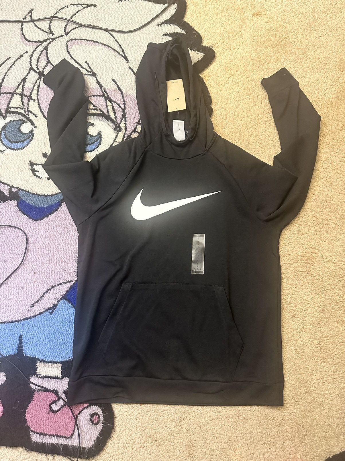 Nike Nike black big check hoodie Size US L / EU 52-54 / 3 - 1 Thumbnail