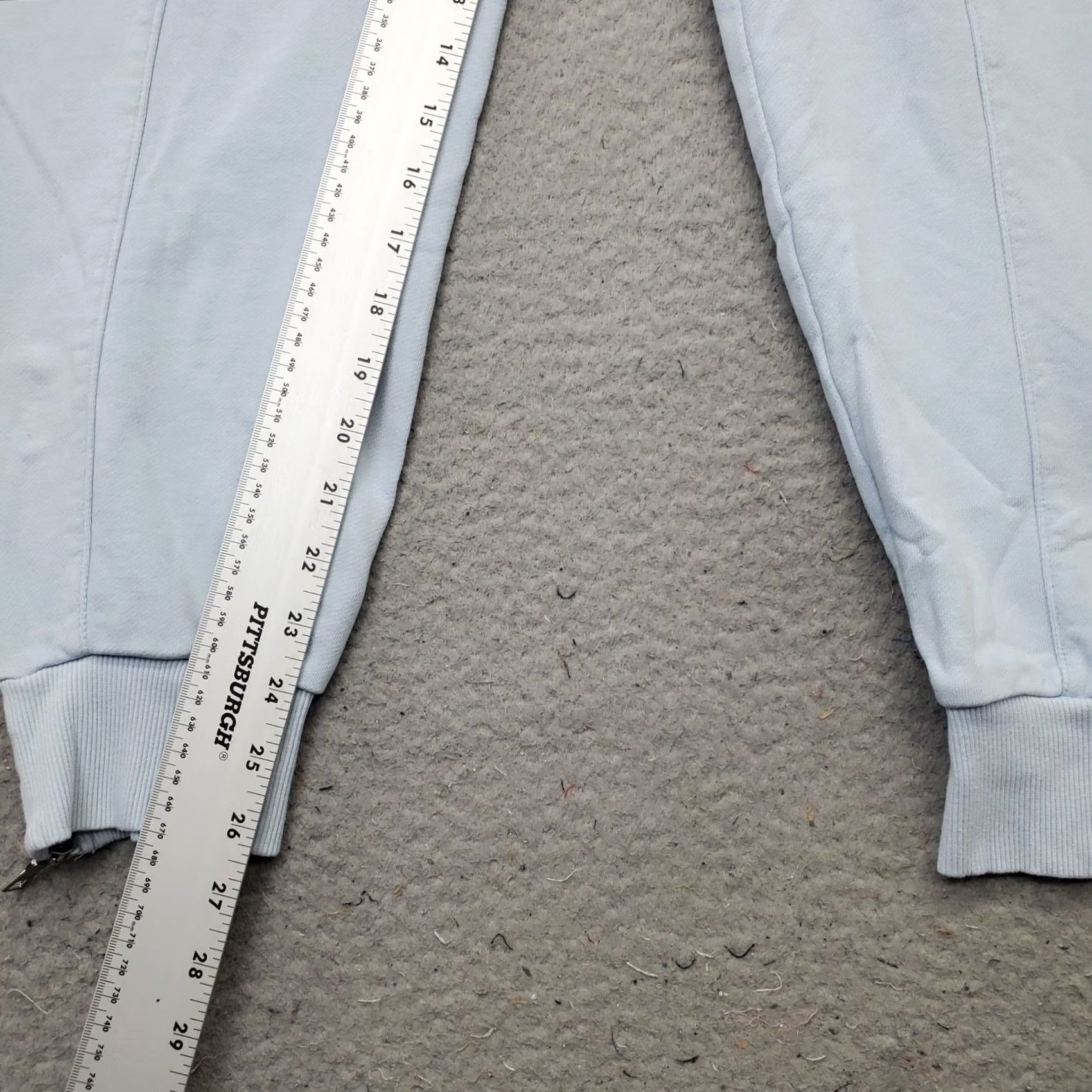 DKNY DKNY Sport Jogger Pants Womens L Blue Loose Fit Tapered Leg Drawstring Waist Knit Inseam 26.25" Casual Image-Driven Shipping Mens Size 36" / US 14 / IT 50 - 5 Thumbnail