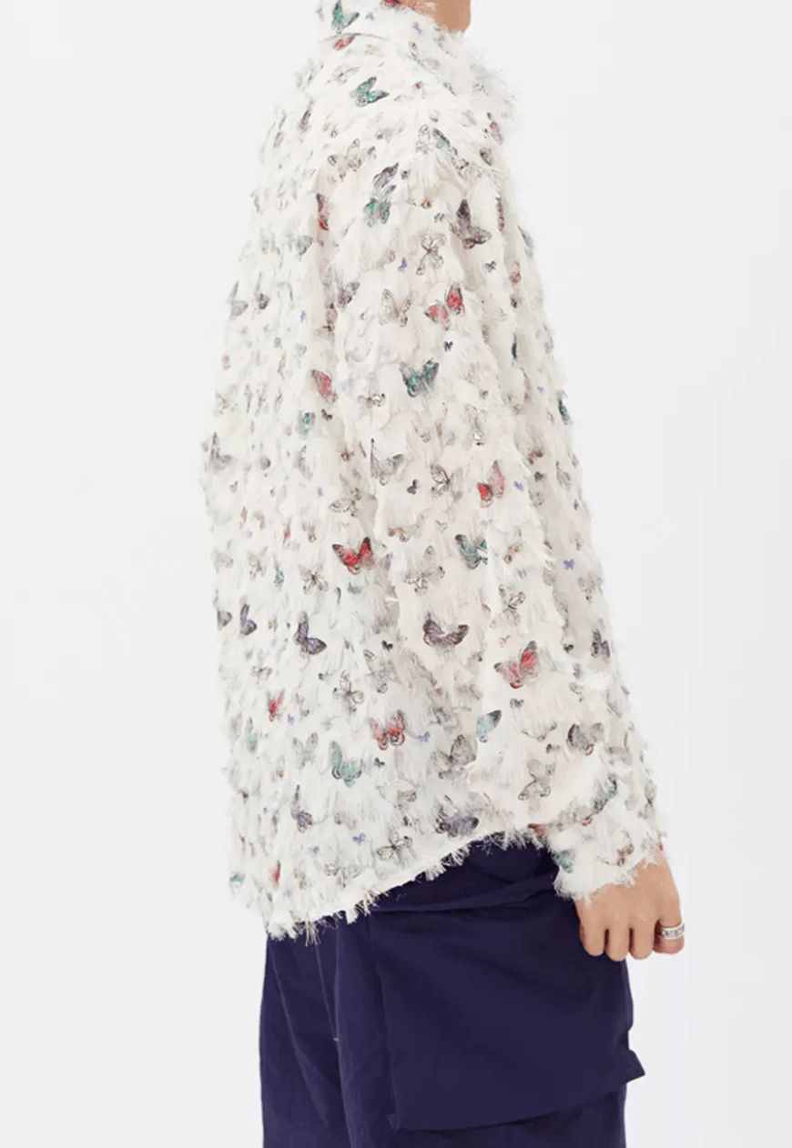 Other Unisex butterfly spring shirt Size US M / EU 48-50 / 2 - 3 Thumbnail