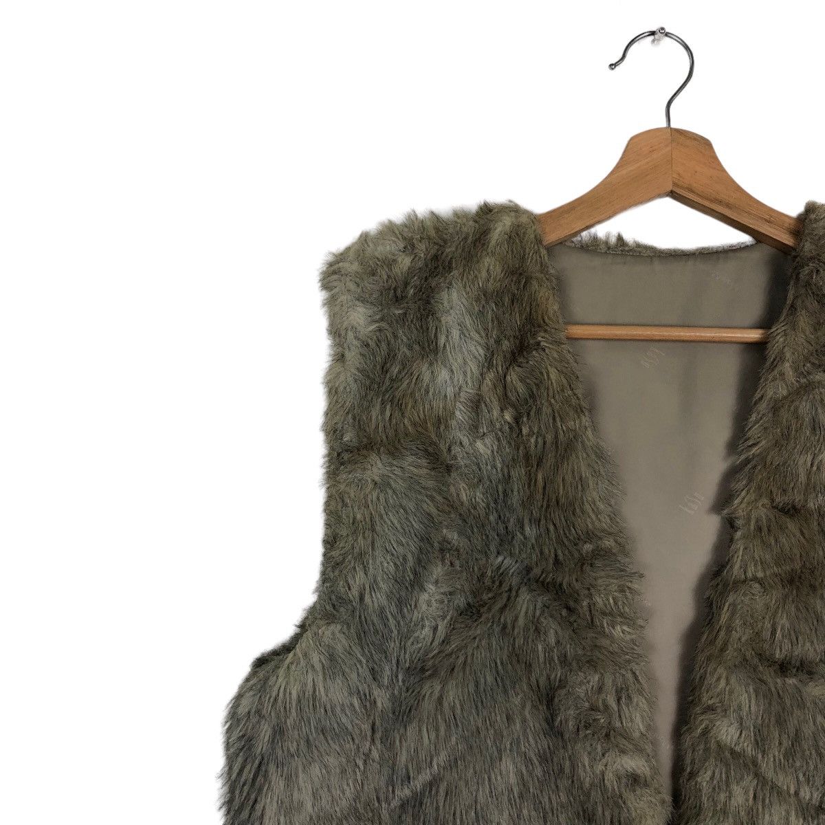 Japanese Brand Vintage Mohair Mink Fur Vest Tank Top Mare Monte Japan Made Size US M / EU 48-50 / 2 - 4 Thumbnail
