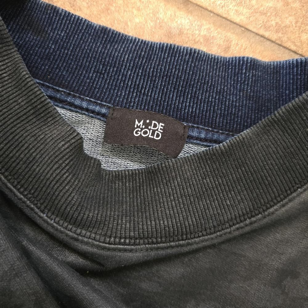 Designer Black Navy Camouflage MG Crop Sweater Size M / US 6-8 / IT 42-44 - 3 Thumbnail