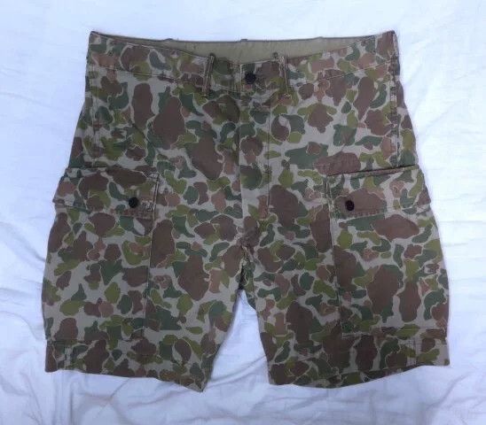 RRL Ralph Lauren RRL Duck Hunter Camo Cargo Shorts Size US 36 / EU 52 - 1 Thumbnail