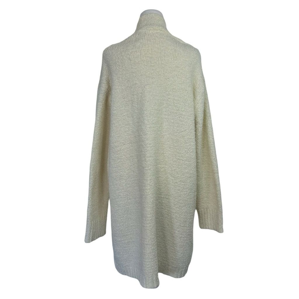 SKIMS SKIMS Women Cream/Yellow Sherpa Cardigan Sweater Coat L/XL Size XL / US 12-14 / IT 48-50 - 6 Thumbnail