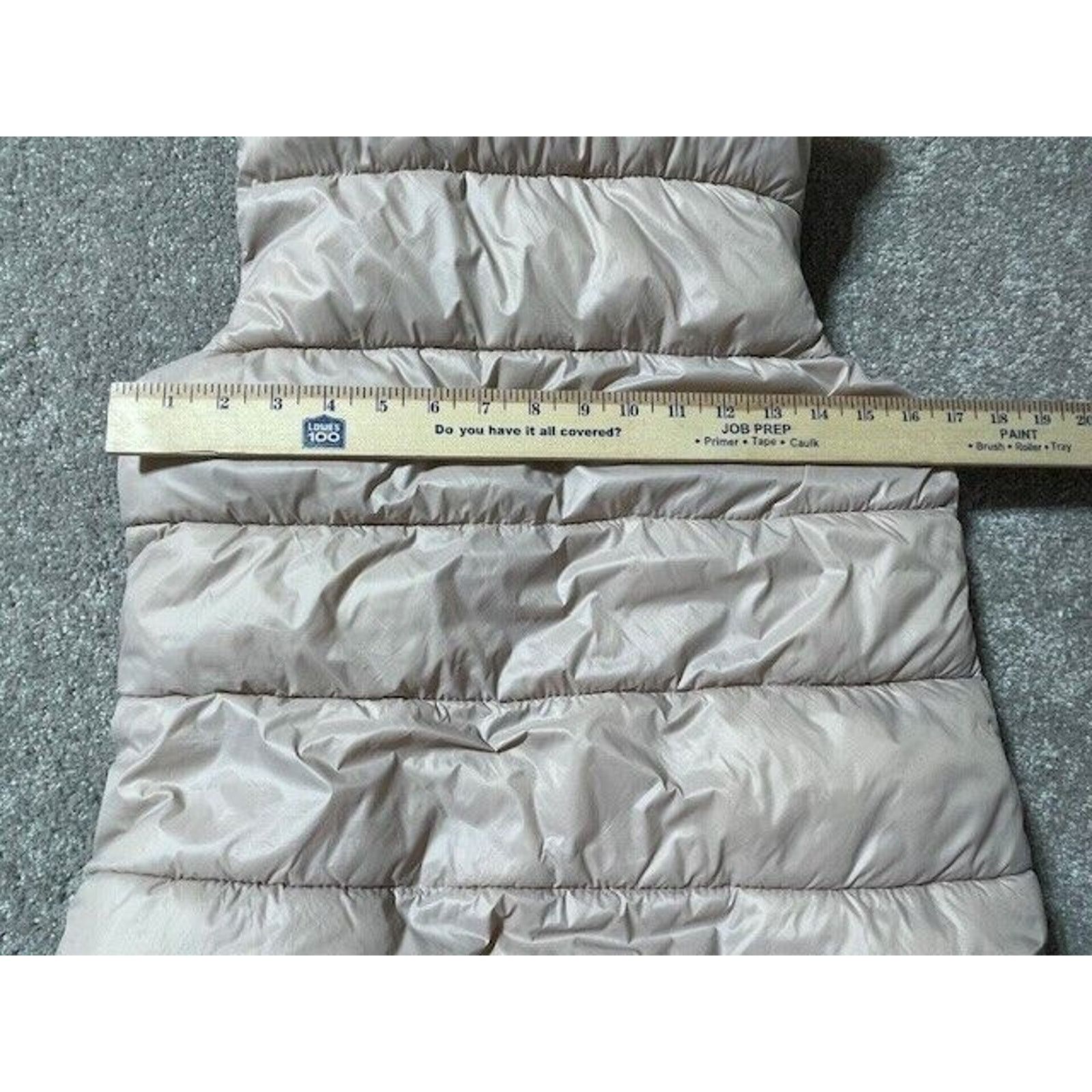 Old Navy Old Navy Puffer Vest Women XS Full Zip Lined Mock Neck Beige Size XS / US 0-2 / IT 36-38 - 3 Thumbnail