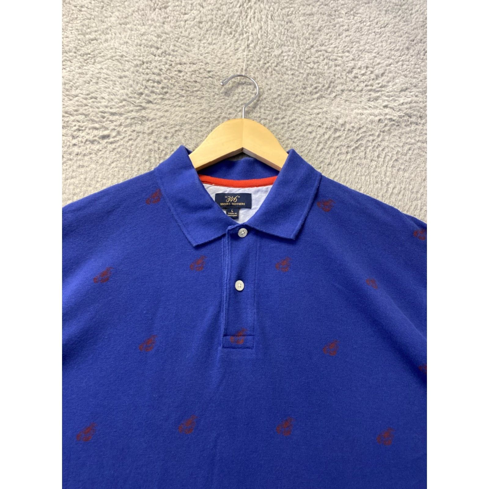 Brooks Brothers Brooks Brothers 346 Polo Shirt Men Large Regular Fit Dark Blue Logo Vintage Style Size US L / EU 52-54 / 3 - 2 Thumbnail