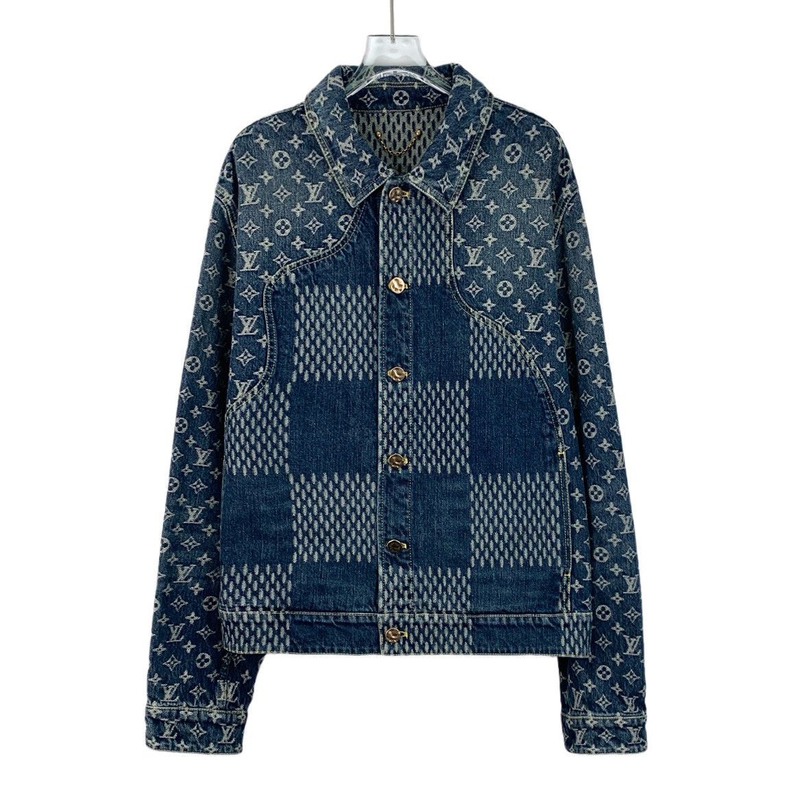 Louis Vuitton Louis Vuitton x Nigo Co-branded Blue Denim Jacket Size XL / US 12-14 / IT 48-50 - 1 Thumbnail