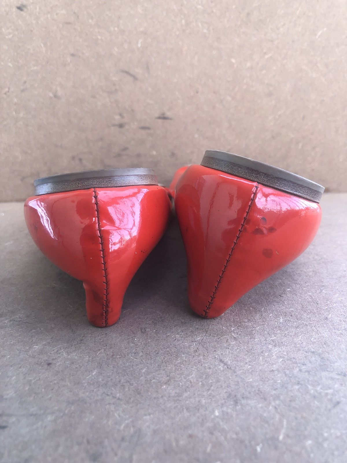 Miu Miu MIU MIU red Flat Leather Shoes Size 40 Size US 9 / IT 39 - 13 Thumbnail