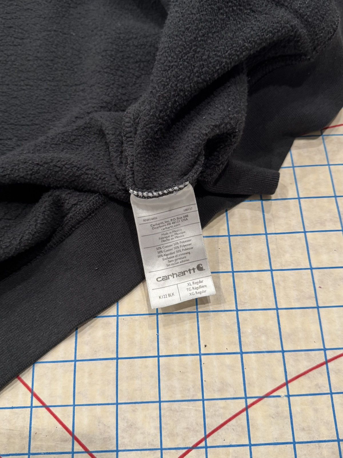 Carhartt Carhartt Full Zip Hoodie Black Mens Size XL Original Fit S17 Size US XL / EU 56 / 4 - 6 Thumbnail