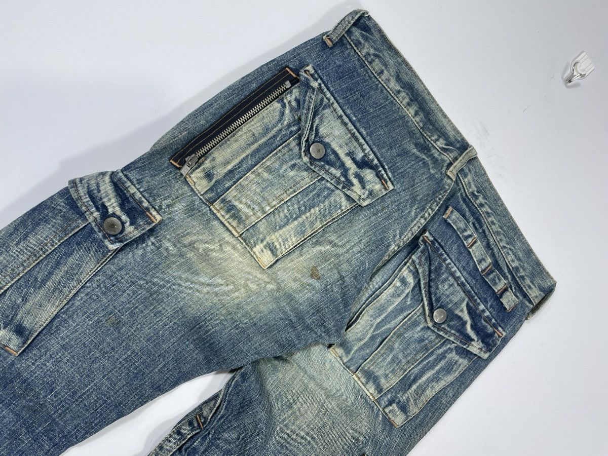 Beauty Beast × Japanese Brand Alternative Multi zipper cargo Pants punk style Size US 29 - 6 Thumbnail