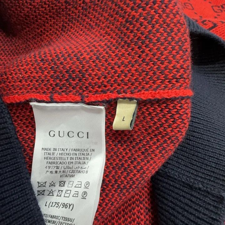 Gucci Gucci Red Logo Knit Pullover Sweater-2507 Size L / US 10 / IT 46 - 5 Thumbnail