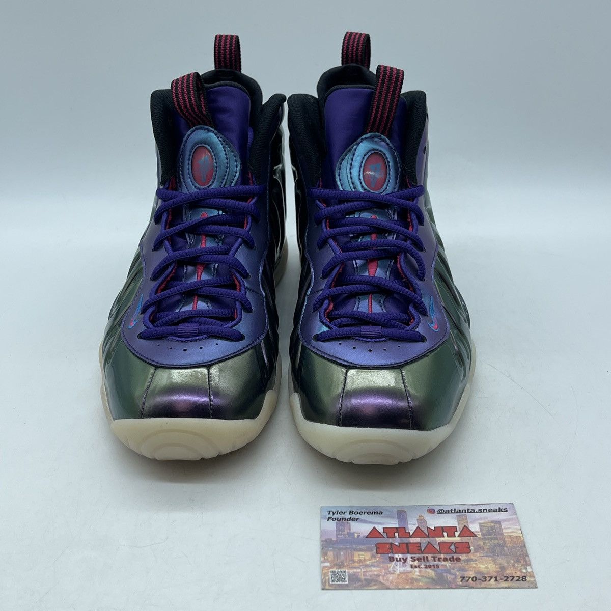 Nike Little posite one iridecent purple Size US 6.5 / EU 39-40 - 2 Thumbnail
