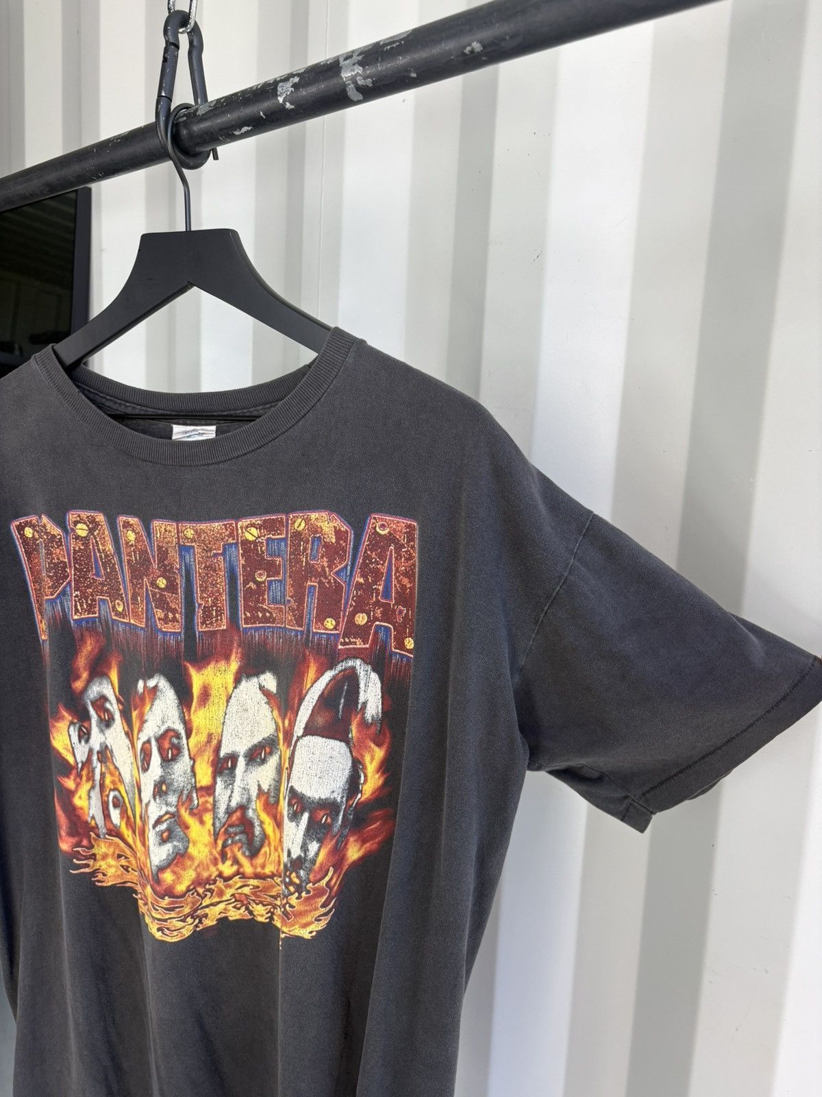 Band Tees Vintage Pantera Born Again Shirt Faded Distressed GRUNGE Size US XL / EU 56 / 4 - 2 Thumbnail