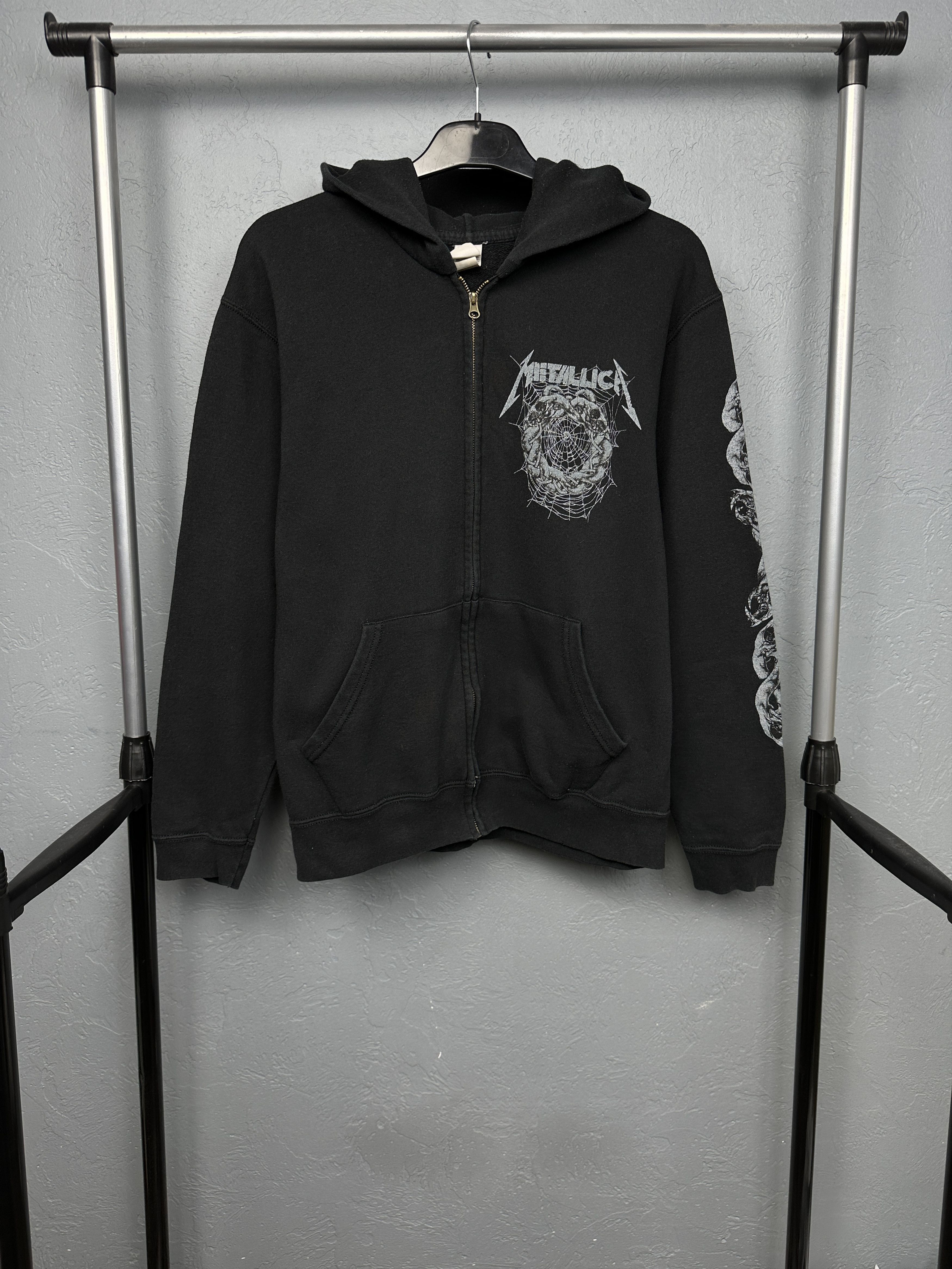 Metallica Metallica Rock Band Vintage Mens Zip Hoodie Size US S / EU 44-46 / 1 - 4 Thumbnail