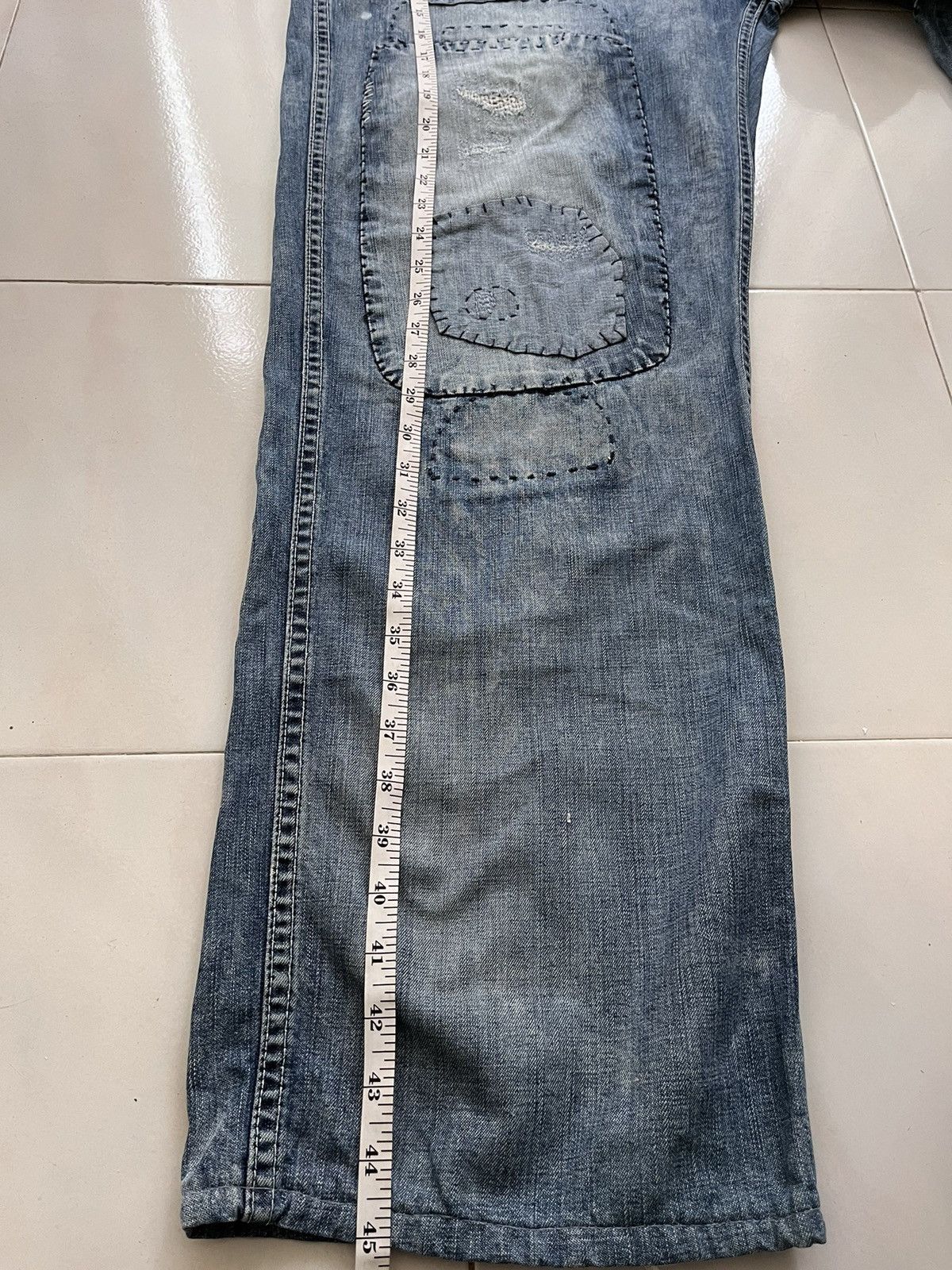 Ralph Lauren 💥 Ralph Lauren Repaired Boro Patchwork Naval Pants Size US 42 / EU 58 - 23 Thumbnail