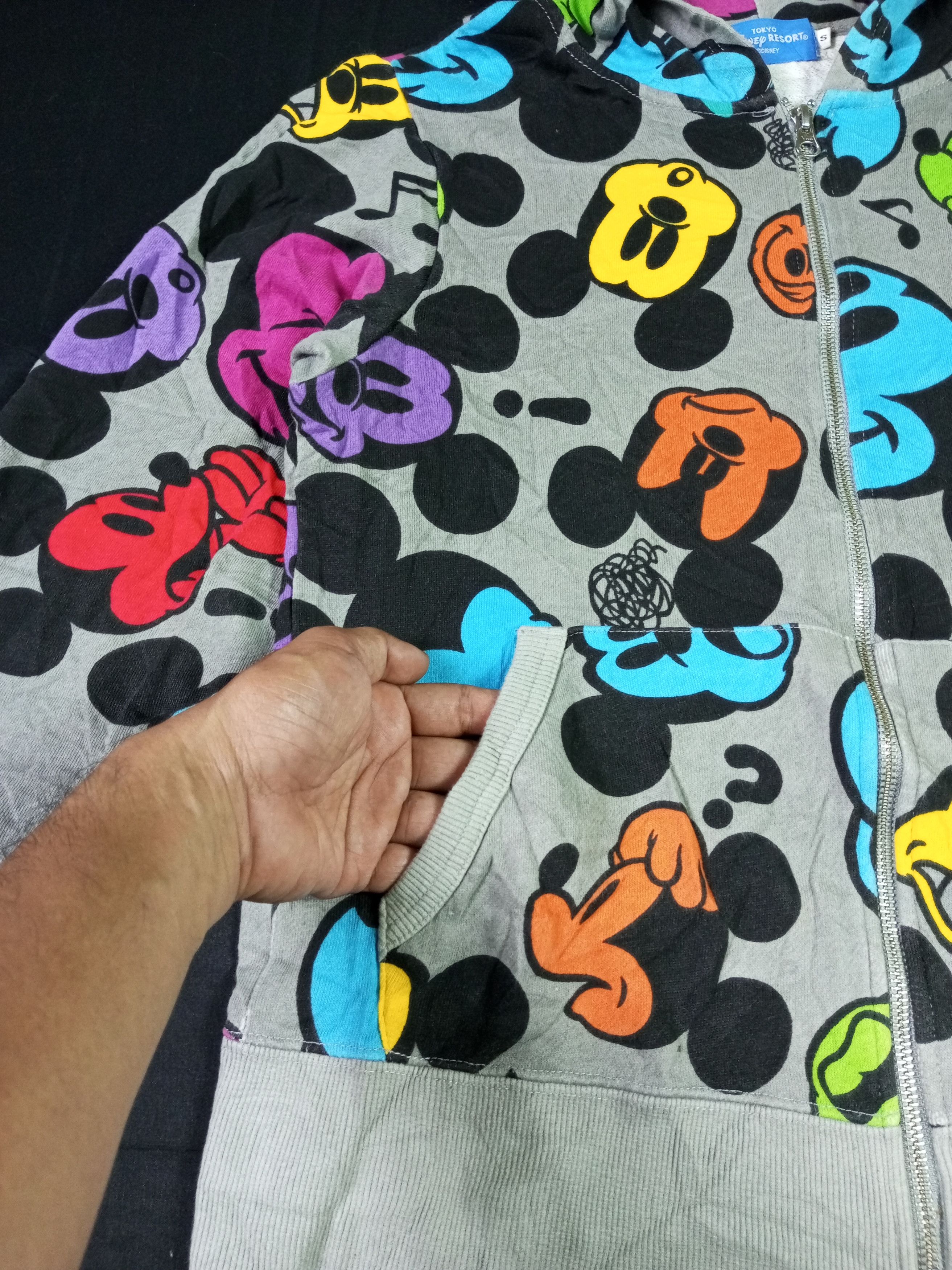 Disney × Japanese Brand × Vintage VINTAGE TOKYO MICKEY MOUSE HOODIE Size S / US 4 / IT 40 - 4 Thumbnail