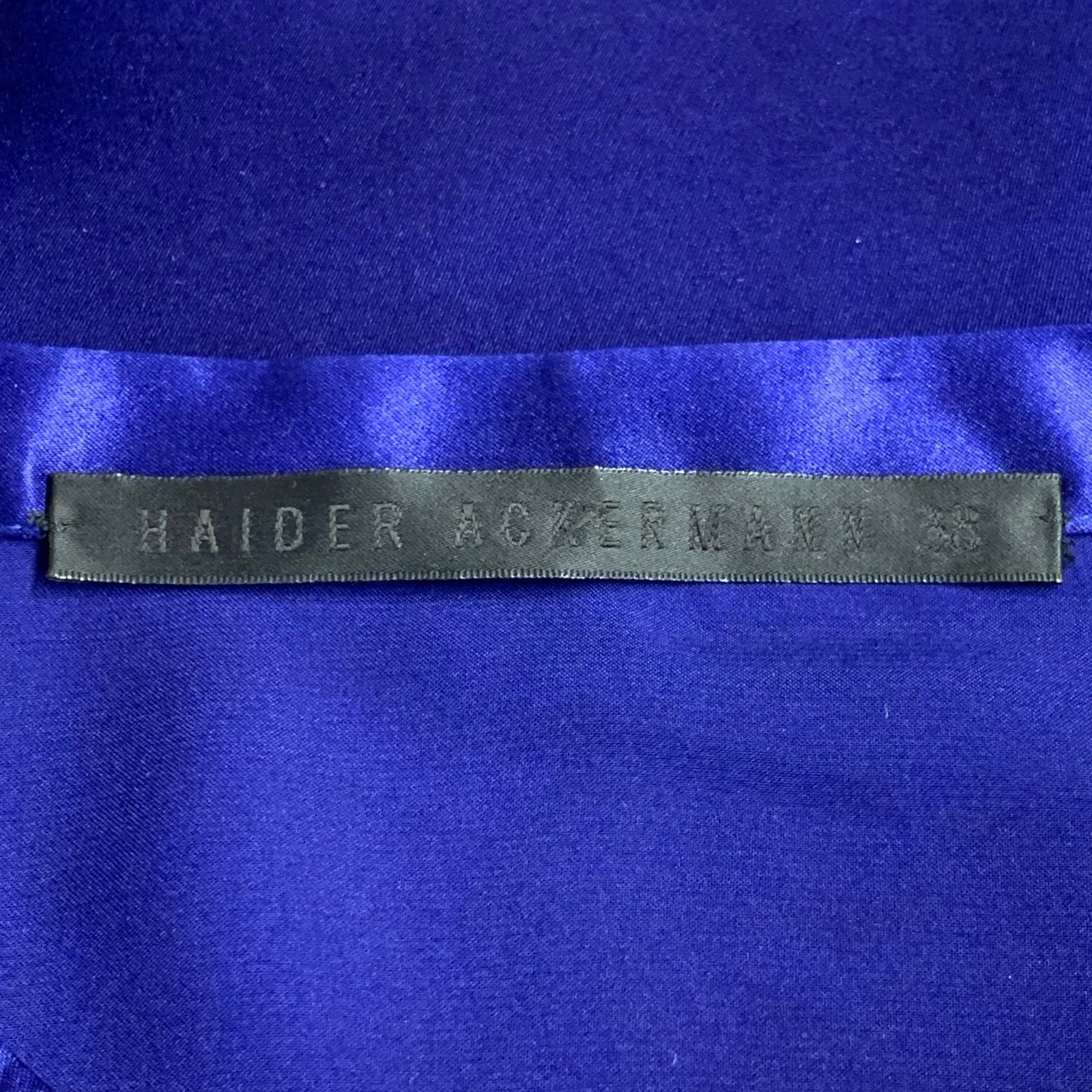 Haider Ackermann Size S Blue Silk Nehru Collar Hidden Buttons Shirt Size S / US 4 / IT 40 - 4 Thumbnail