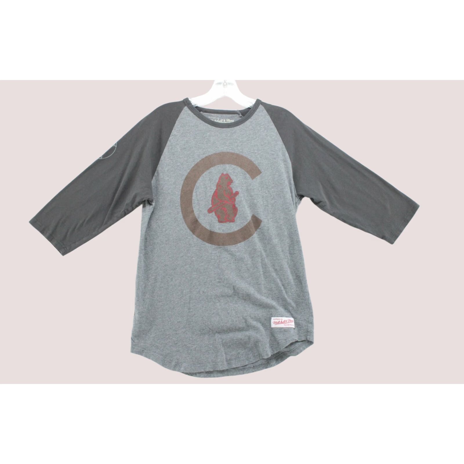 Mitchell & Ness Mitchell & Ness Chicago Cubs 1908 Shirt Mens Medium Gray 3/4 Sleeve MLB Baseball Size US M / EU 48-50 / 2 - 1 Thumbnail