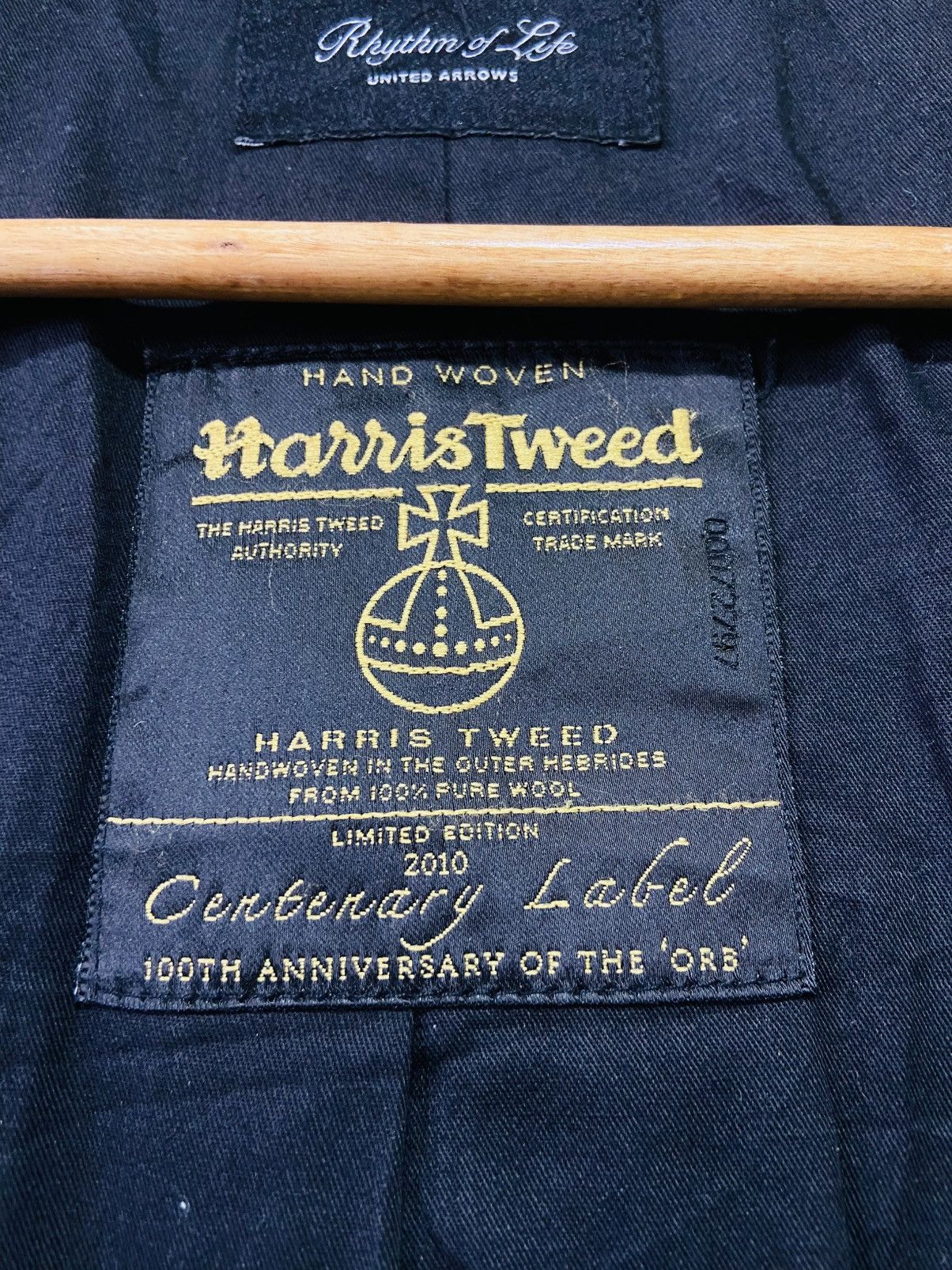 Harris Tweed Harris Tweed X United Arrow Hoodie Wool Jacket Size US L / EU 52-54 / 3 - 14 Thumbnail