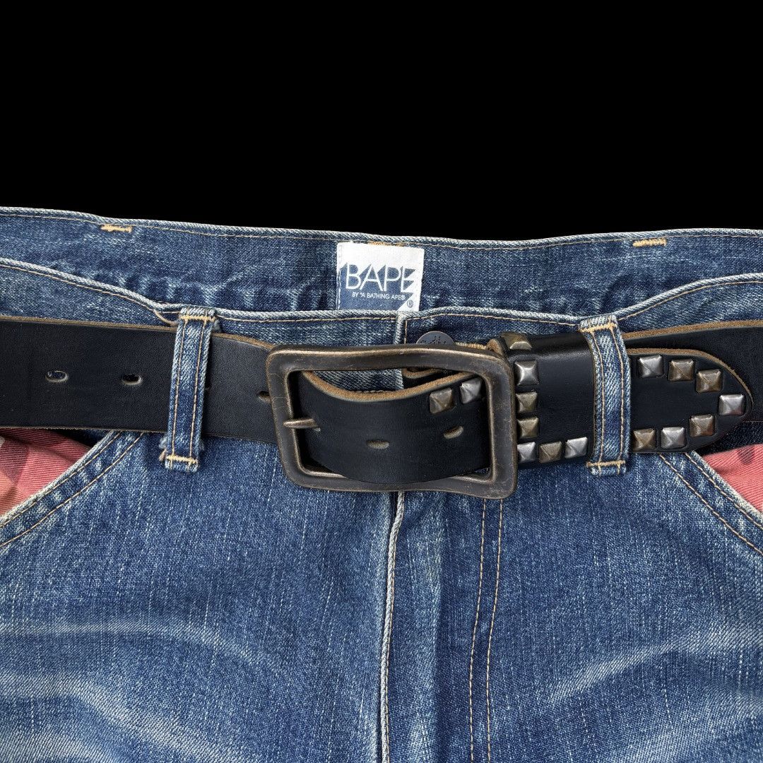 Bape A BATHING APE | BAPE Graphic Logo Jeans Size US 32 / EU 48 - 5 Thumbnail